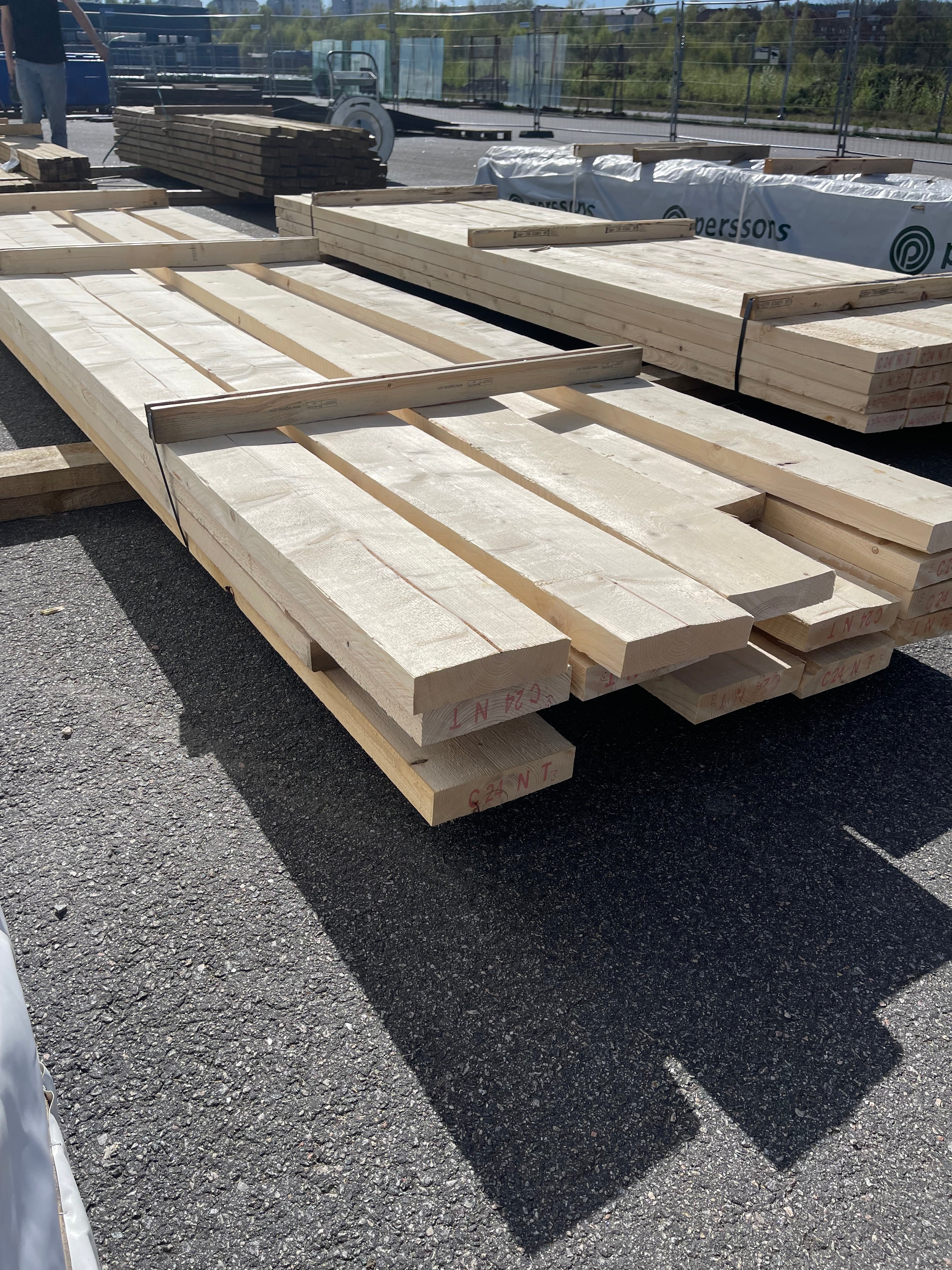 Paket Reglar Ohyvlade 47x200 mm – 4,80 m (13 st) + 4,50 m (6 st)