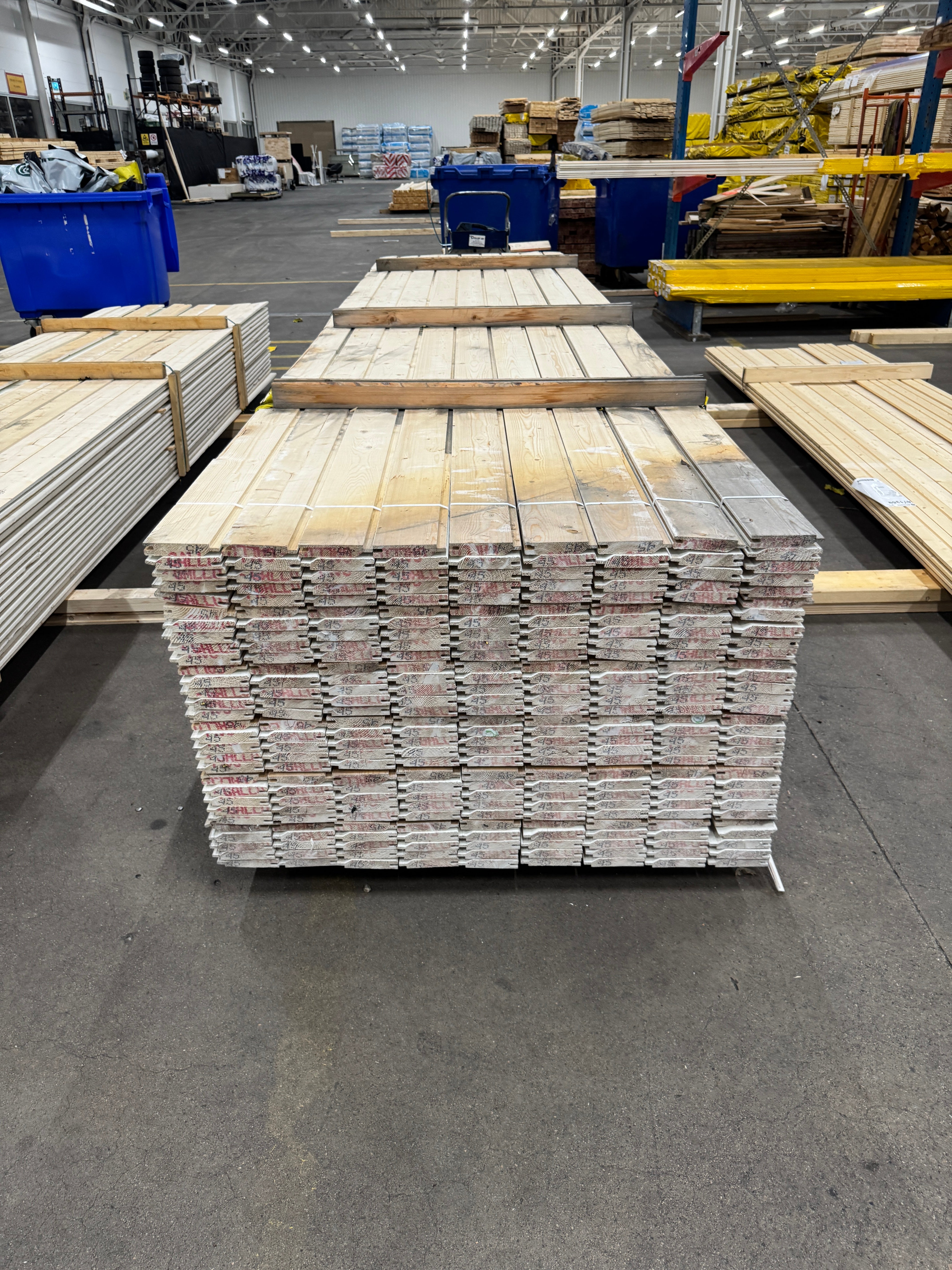 Paket Ytterpanel 22x120mm Vit – 270 st 4,50 m (enkelfasspont)