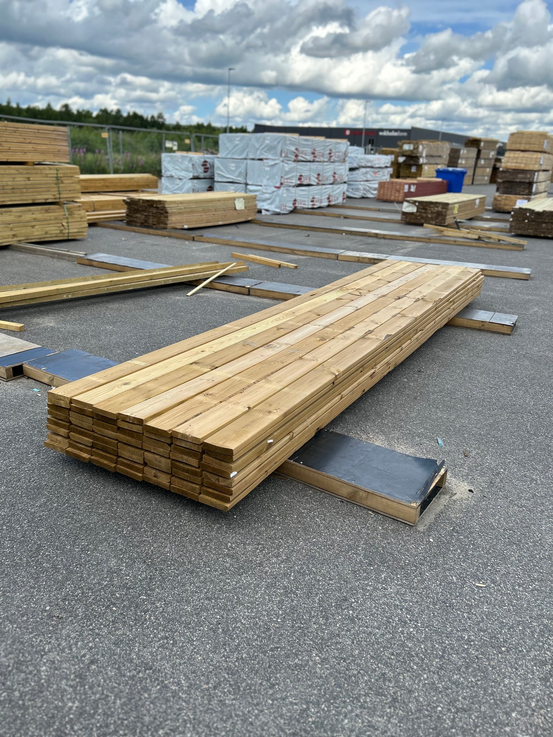 Paket Tryckimpregnerad Trall 28x145mm 4,80m 56st B-Sortering