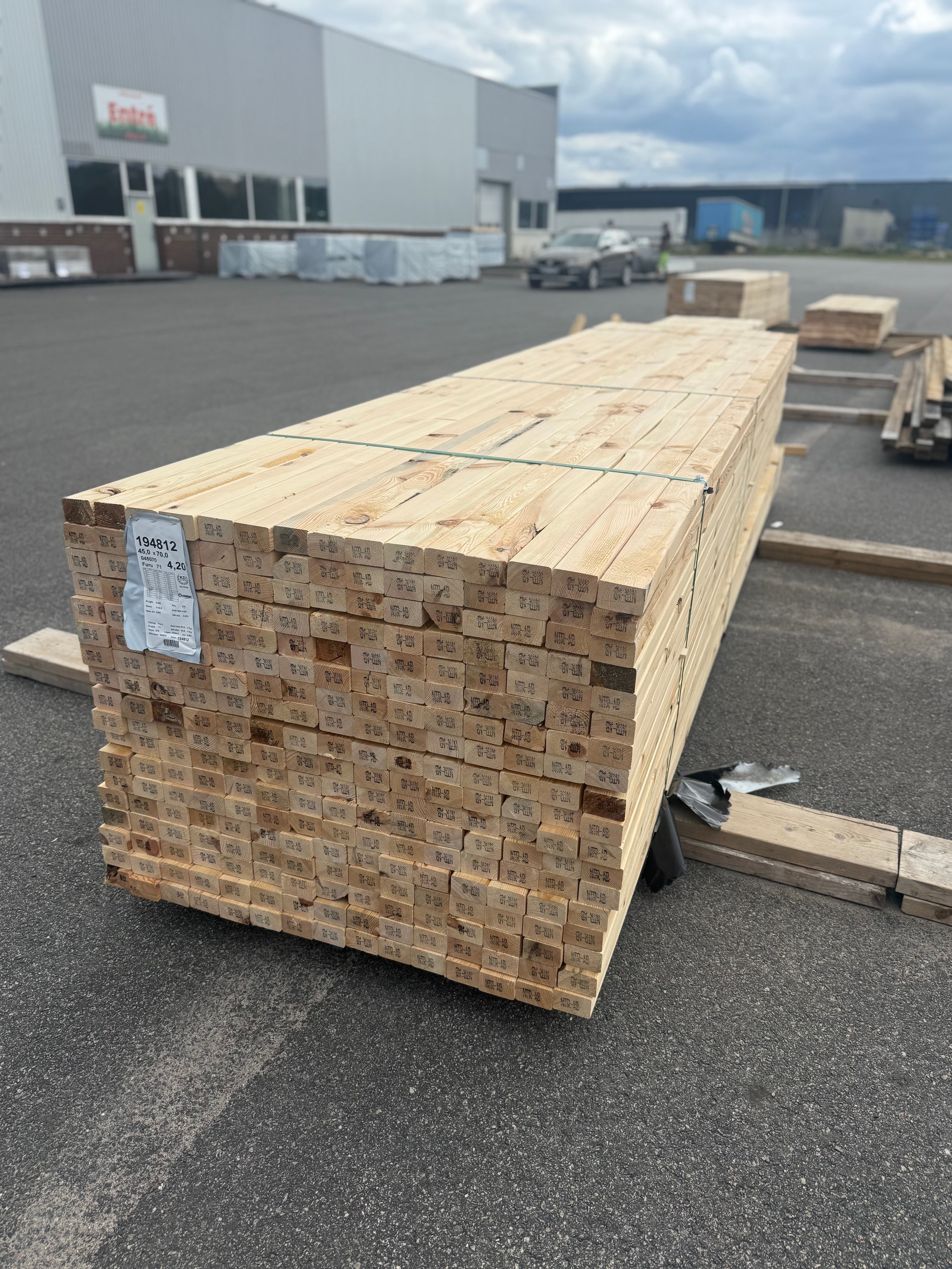 Reglar 45x70mm 4.20m Furu