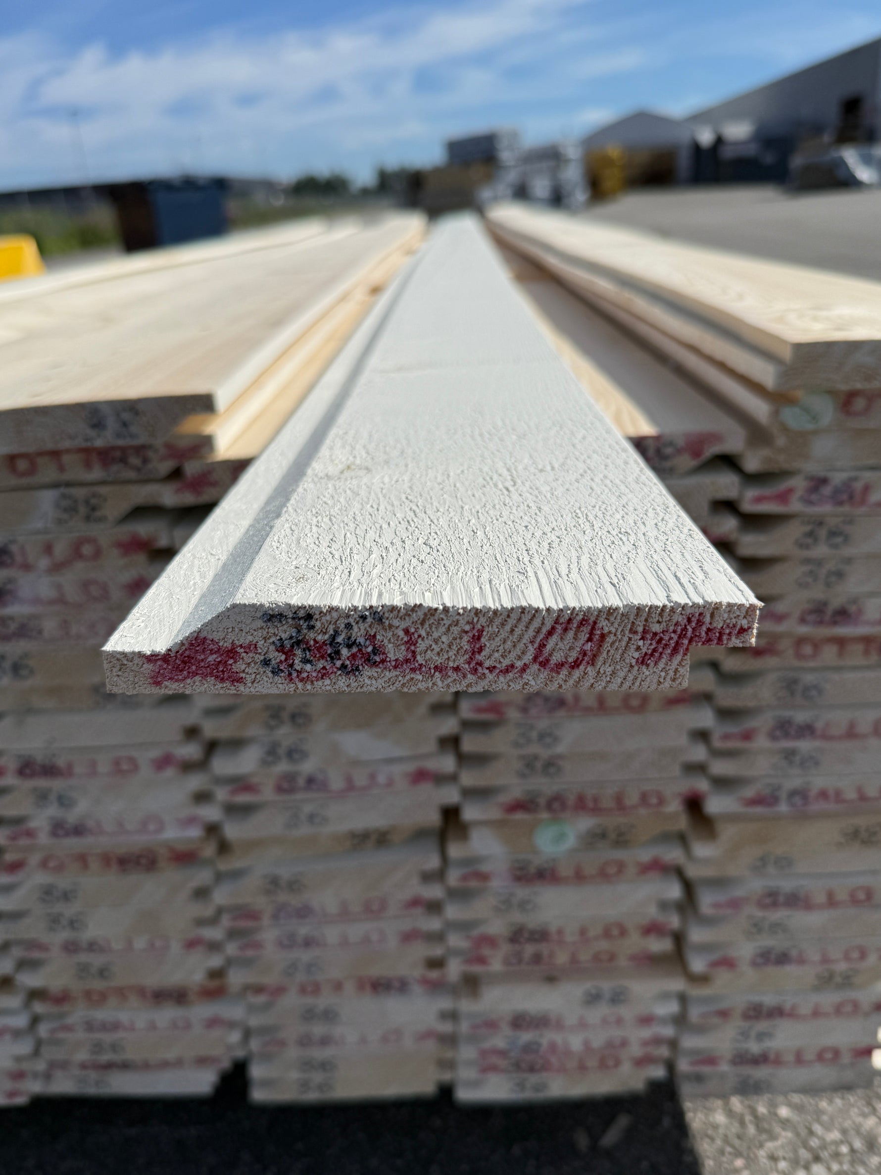 Paket Ytterpanel Enkelfas Halvspont 22x145mm, 149st 3.60m Mellanstruken