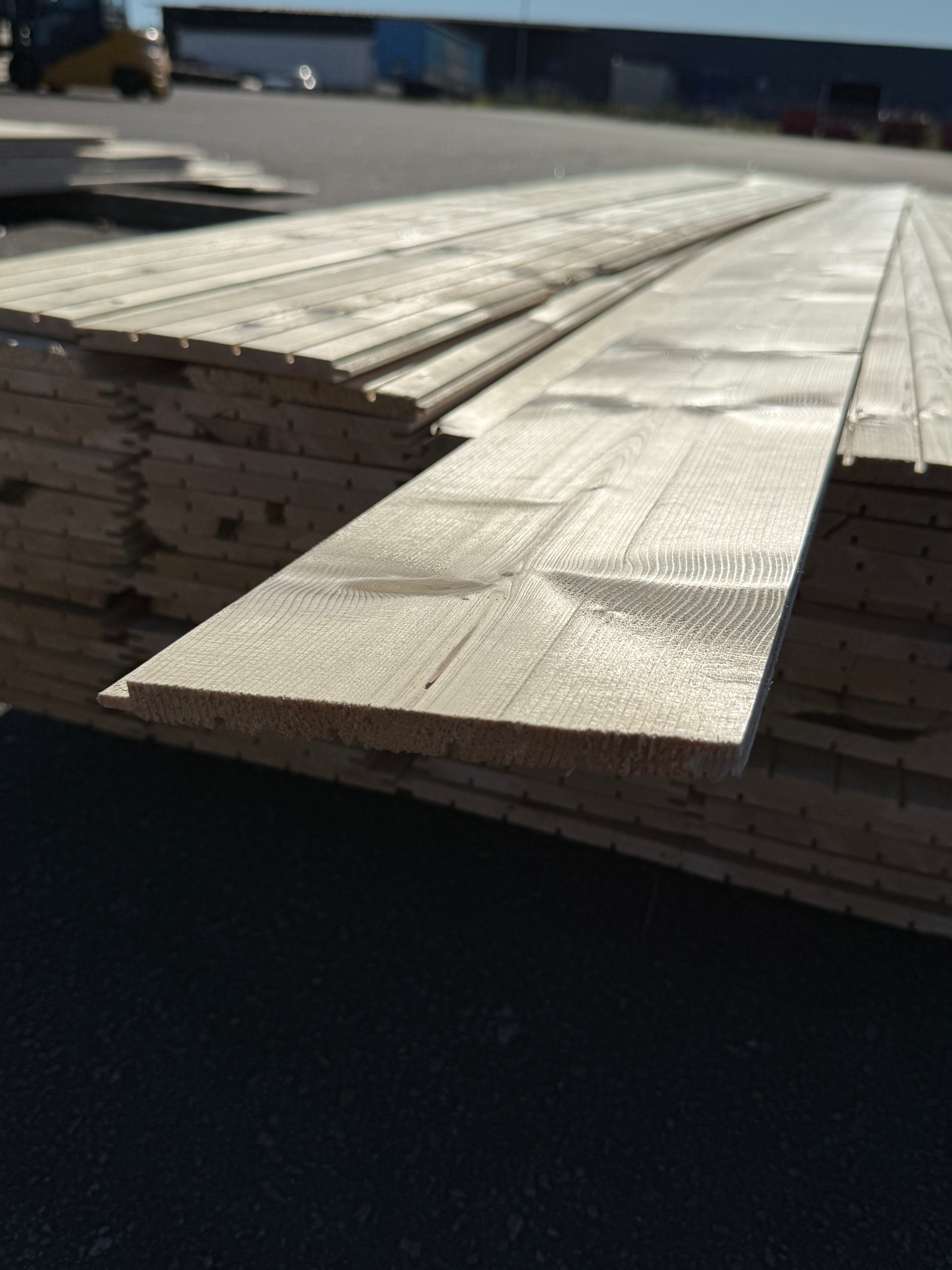 Paket Innerpanel 13x169mm Slätspont Gran Utskott