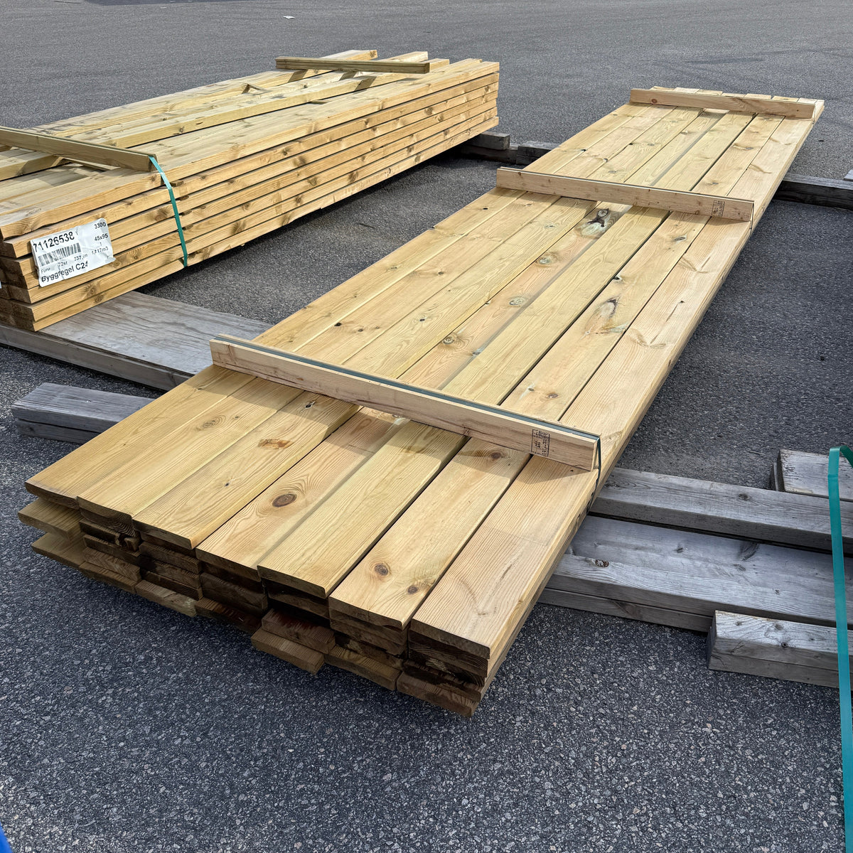 Paket Tryckimpregnerad Trall 28x145mm (4,80–5,10m) 44st Andrasortering