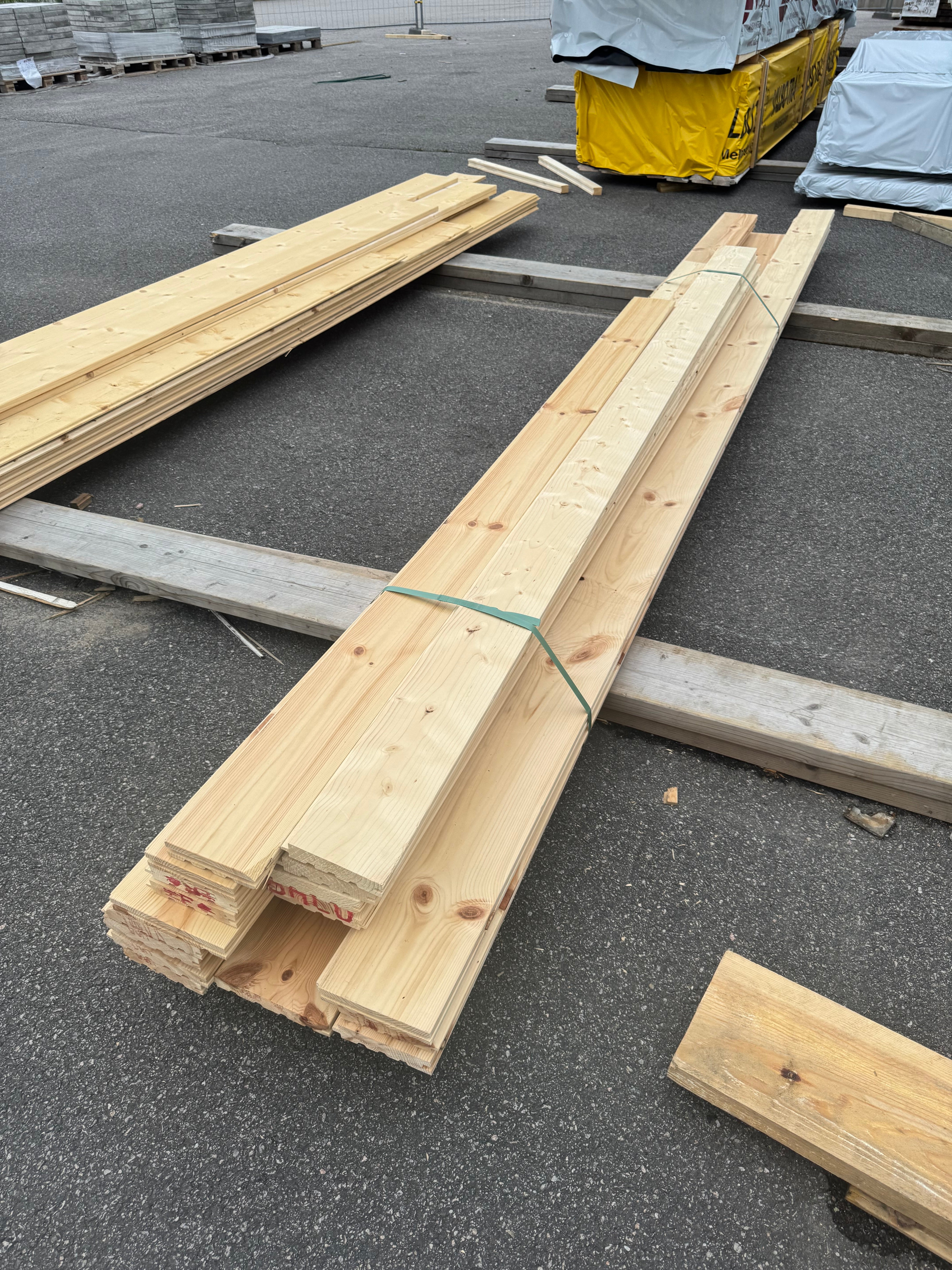 Paket Hyvlat Virke – Blandade Dimensioner