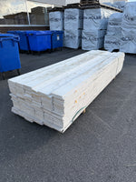 Paket Grundmålade Brädor 22x170mm 3,30m 153st (Fuktskadad)