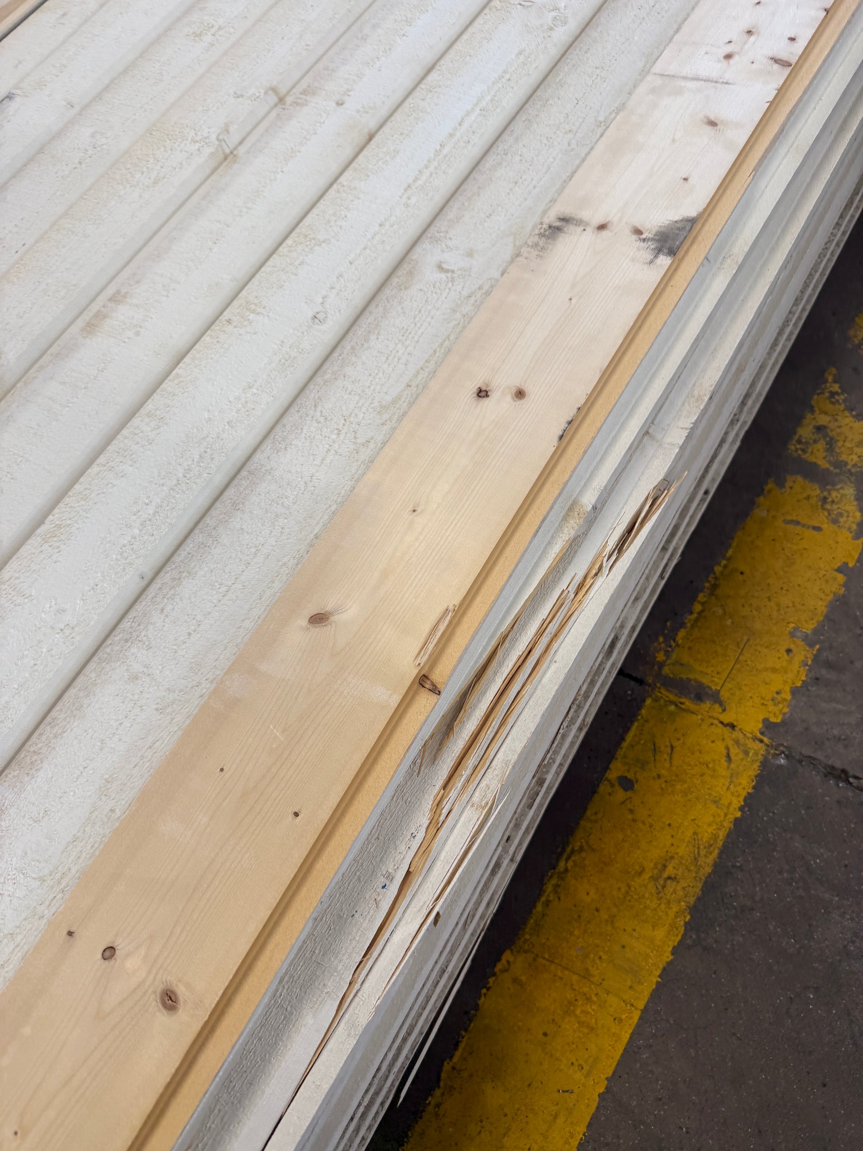 Paket Ytterpanel Dubbelfas Halvspont 22x120mm, 101st 4,50m Grundmålad