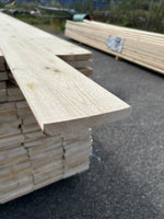 Parti Finsågade Brädor 22x145 mm – 3,60–4,80 m (Andra sortering)