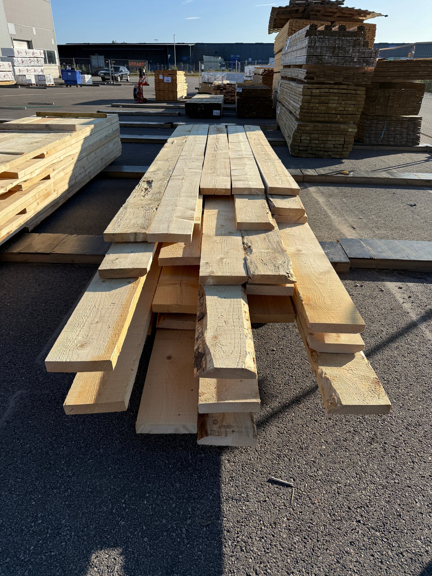 Paket Ohyvlade Reglar 47x225mm 50st (3.60-5.40m)