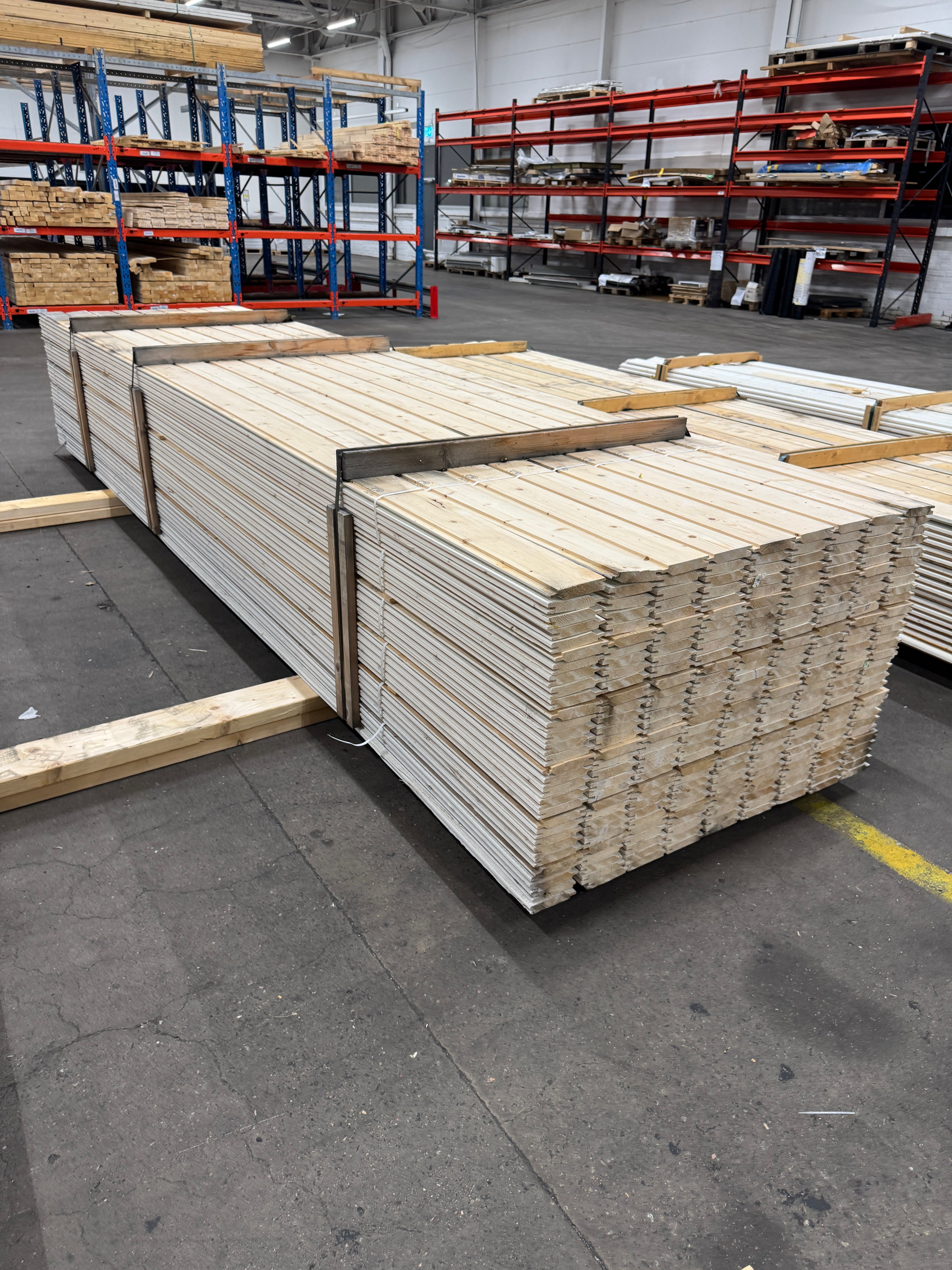Paket Ytterpanel 22x120mm Vit – 270 st 4,50 m (enkelfasspont)