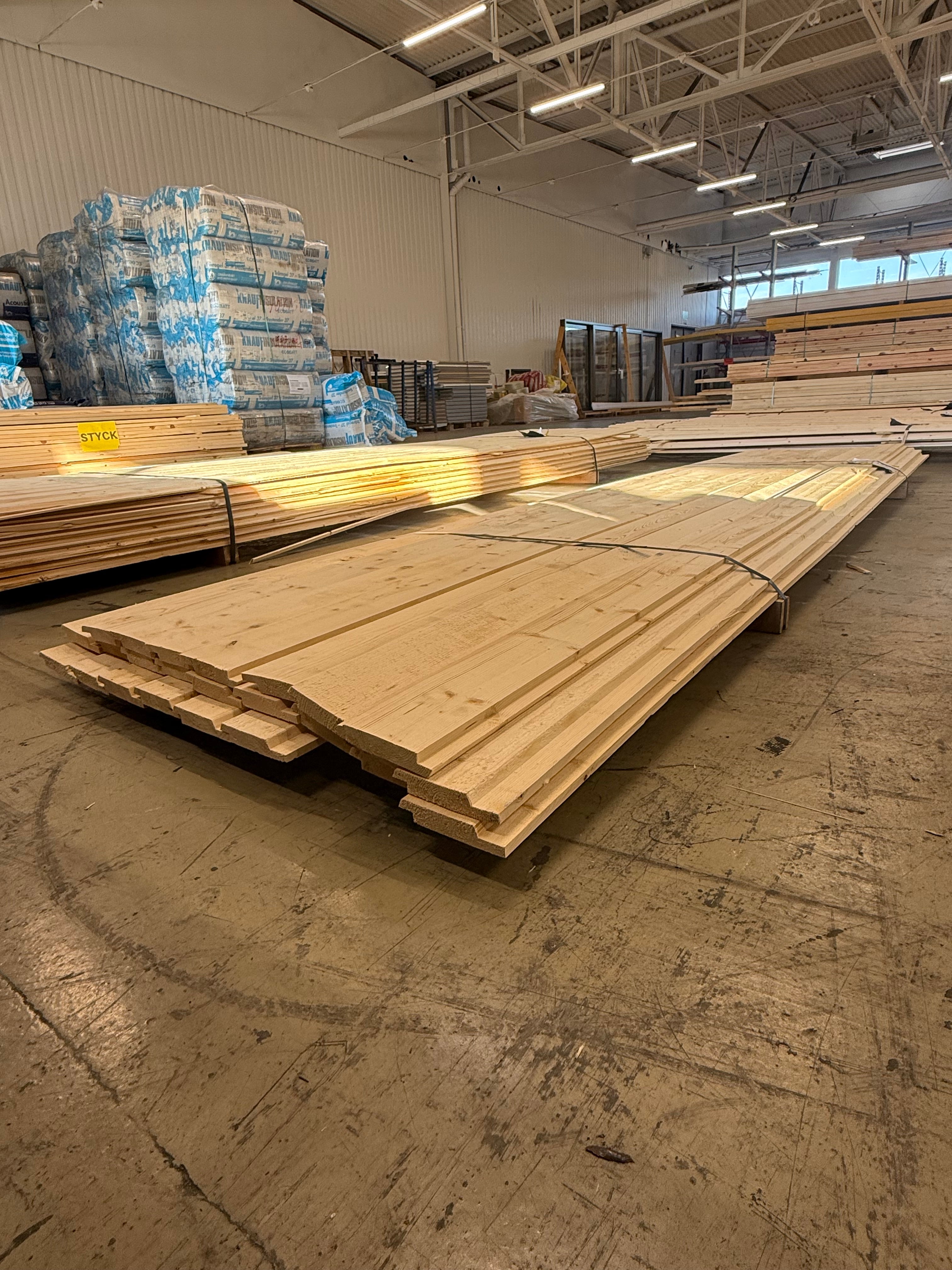 Paket Falsad Fasad Spårpanel 22x120mm 23st 3.60m