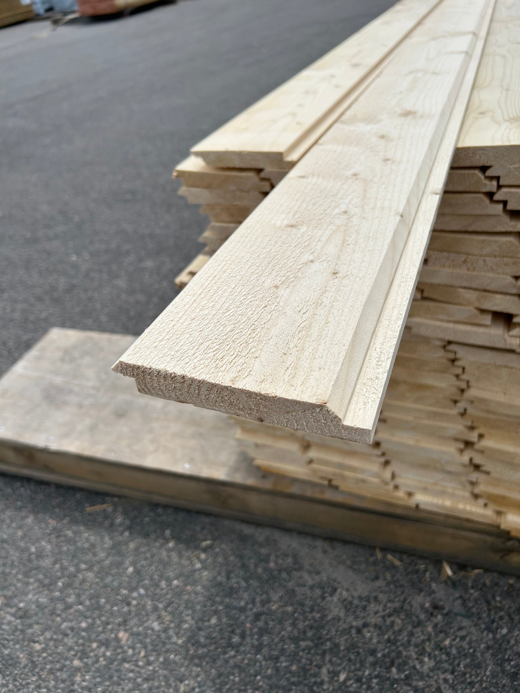 Paket Dubbelfas Halvspont 22x145mm 3,90m 175st Obehandlad