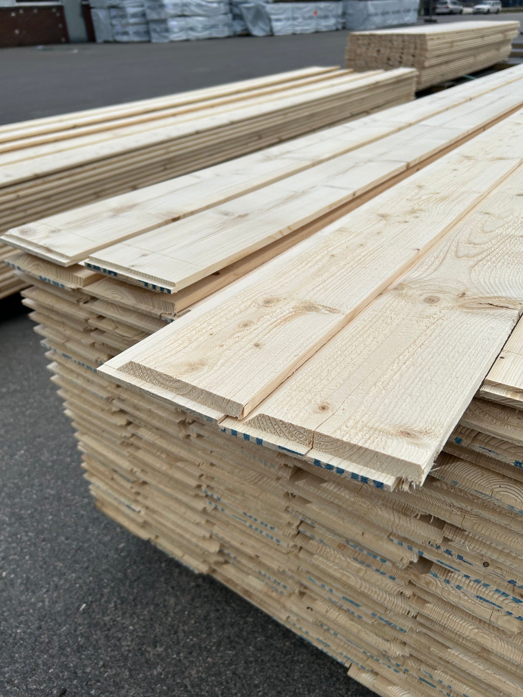 Paket Ytterpanel Enkelfas Fals 22x145mm 4.20m – 175st (Obehandlade)