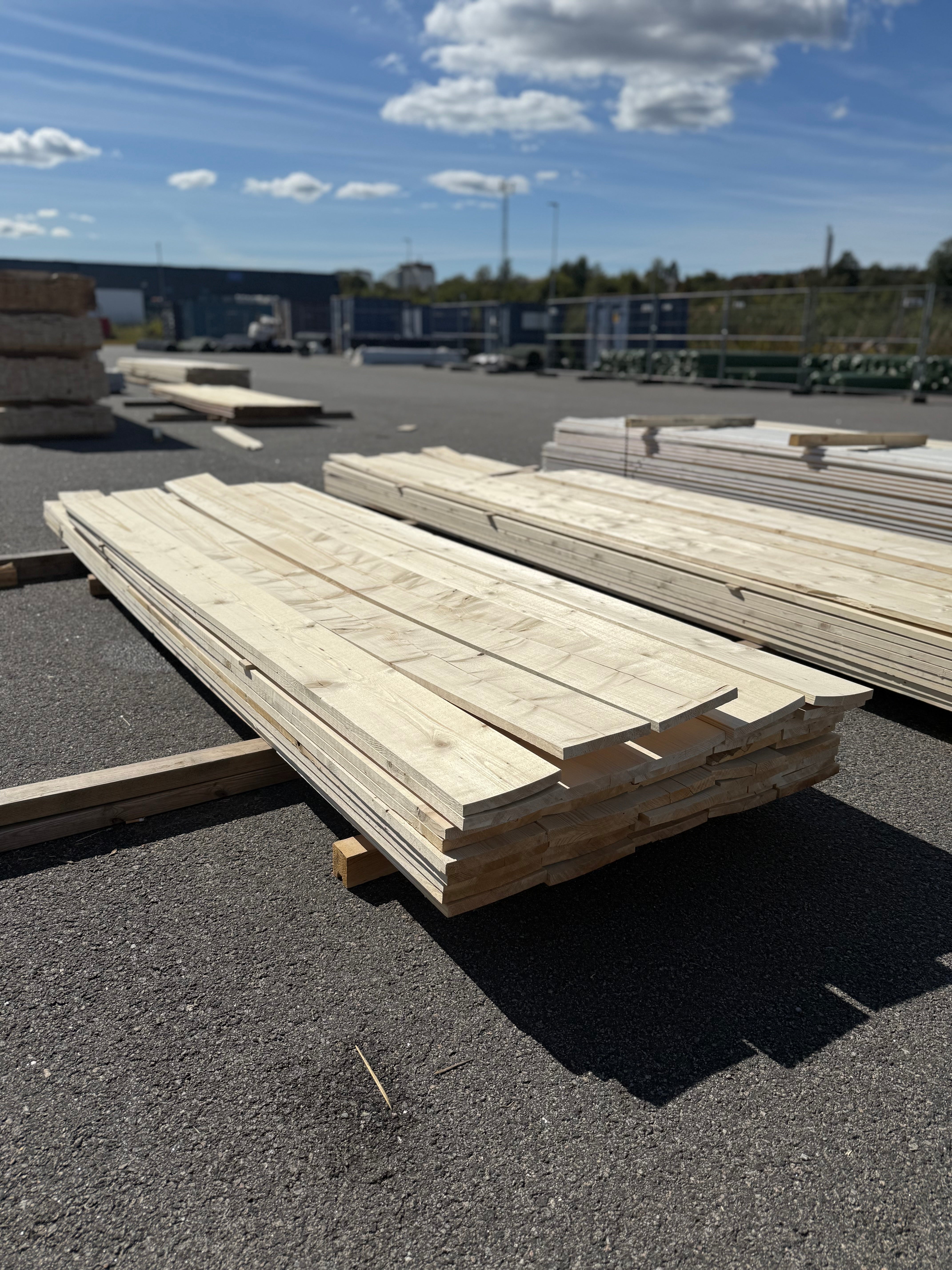 Paket Finsågad Panel 22x195mm 44st 3.0–3.60m – Andra sortering