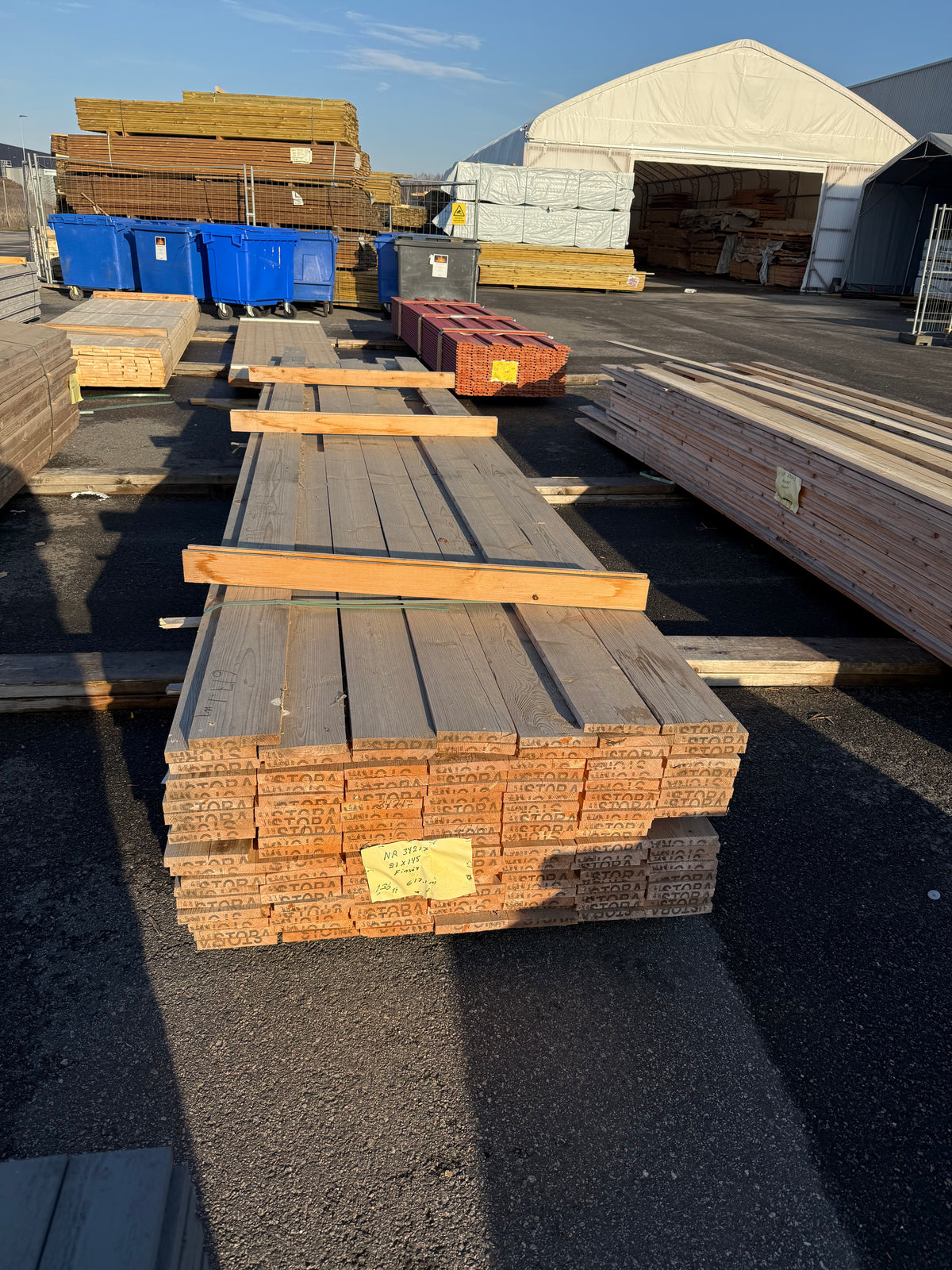 Paket Finsågad Panel 21x145mm – 136 st (Gran, 3,0–5,40 m, väderbitet)