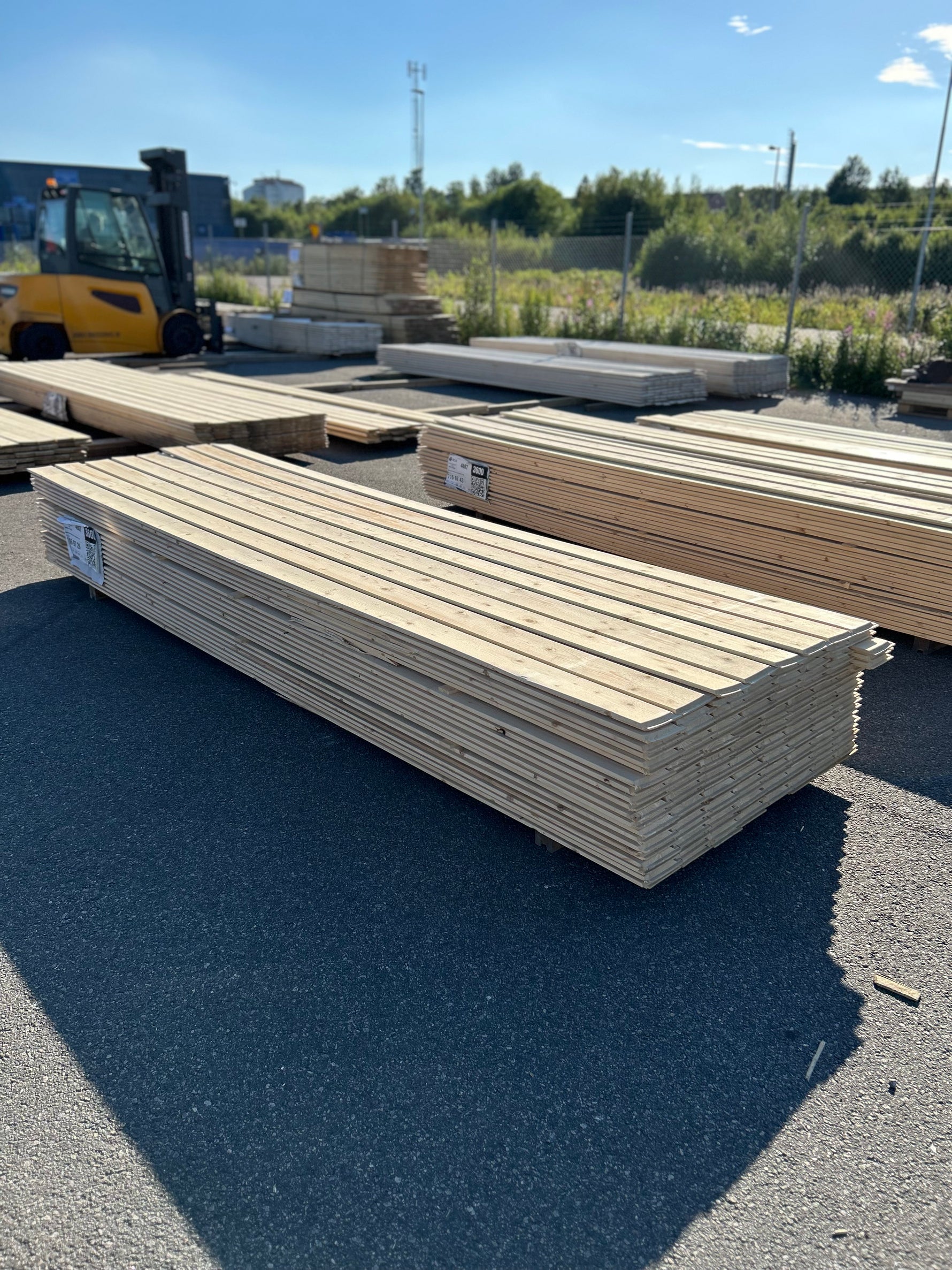 Paket Ytterpanel Enkelfas Fals Ändspont 22x145mm, 160st 3.60m