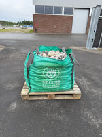 Dekorsten 60–90 mm – Sjösten Svart/Vit (säljs per säck)