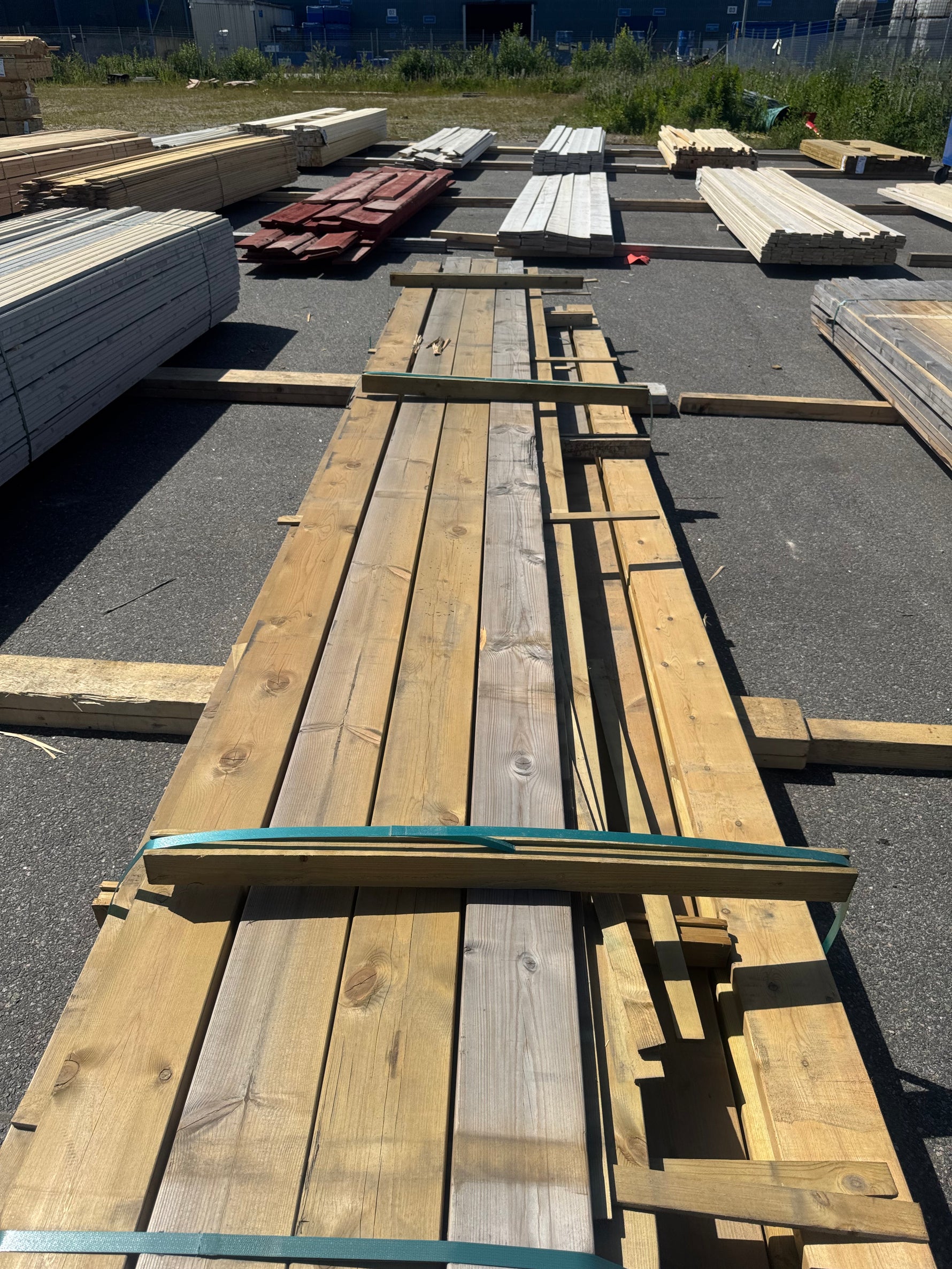 Paket Tryckimpregnerad Trall 34x145 mm, 31 st 5,40 m + 17 st 5,10 m