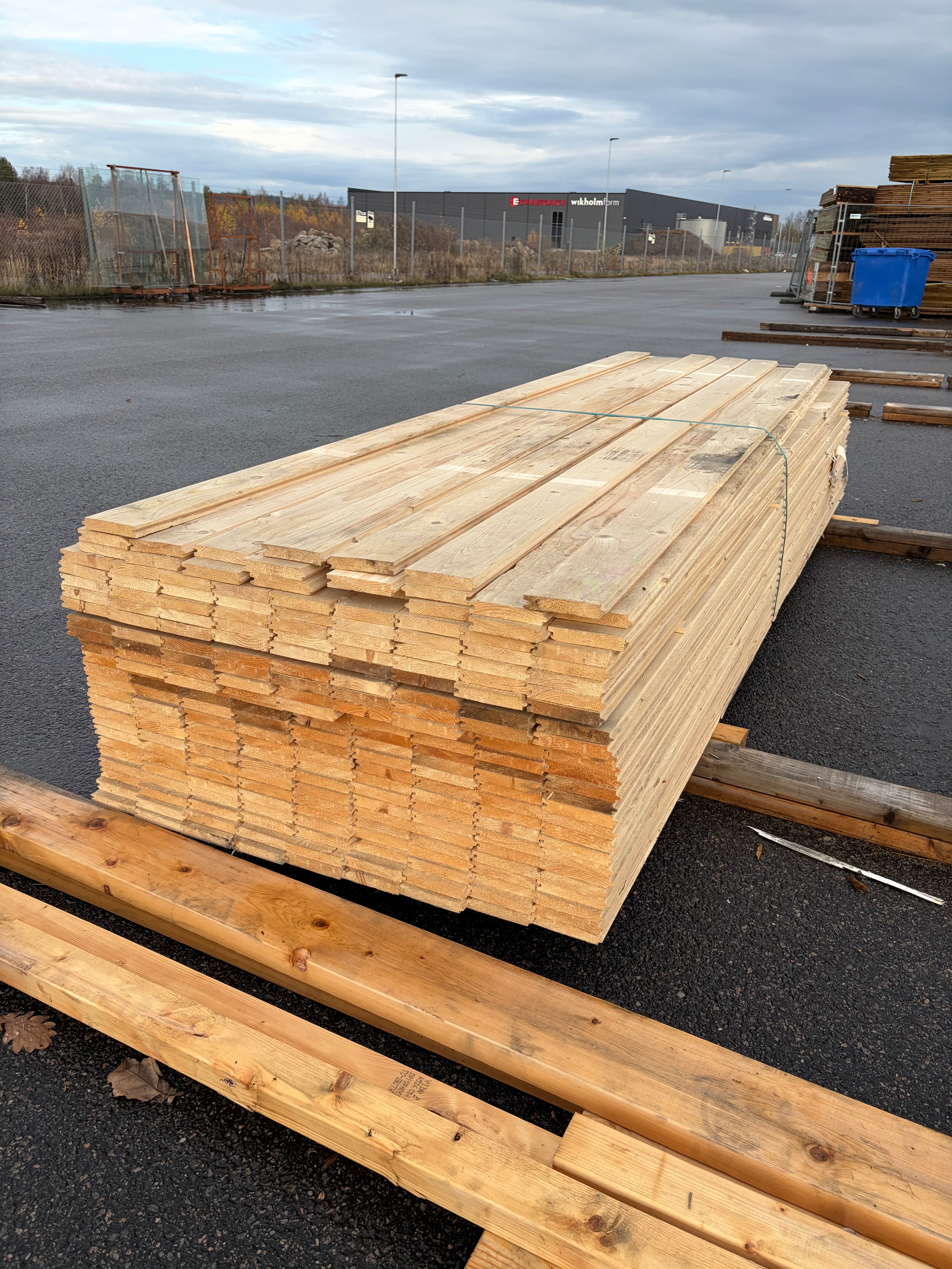 Paket Råspont 20x120mm – 227 st (Vattenskadat)