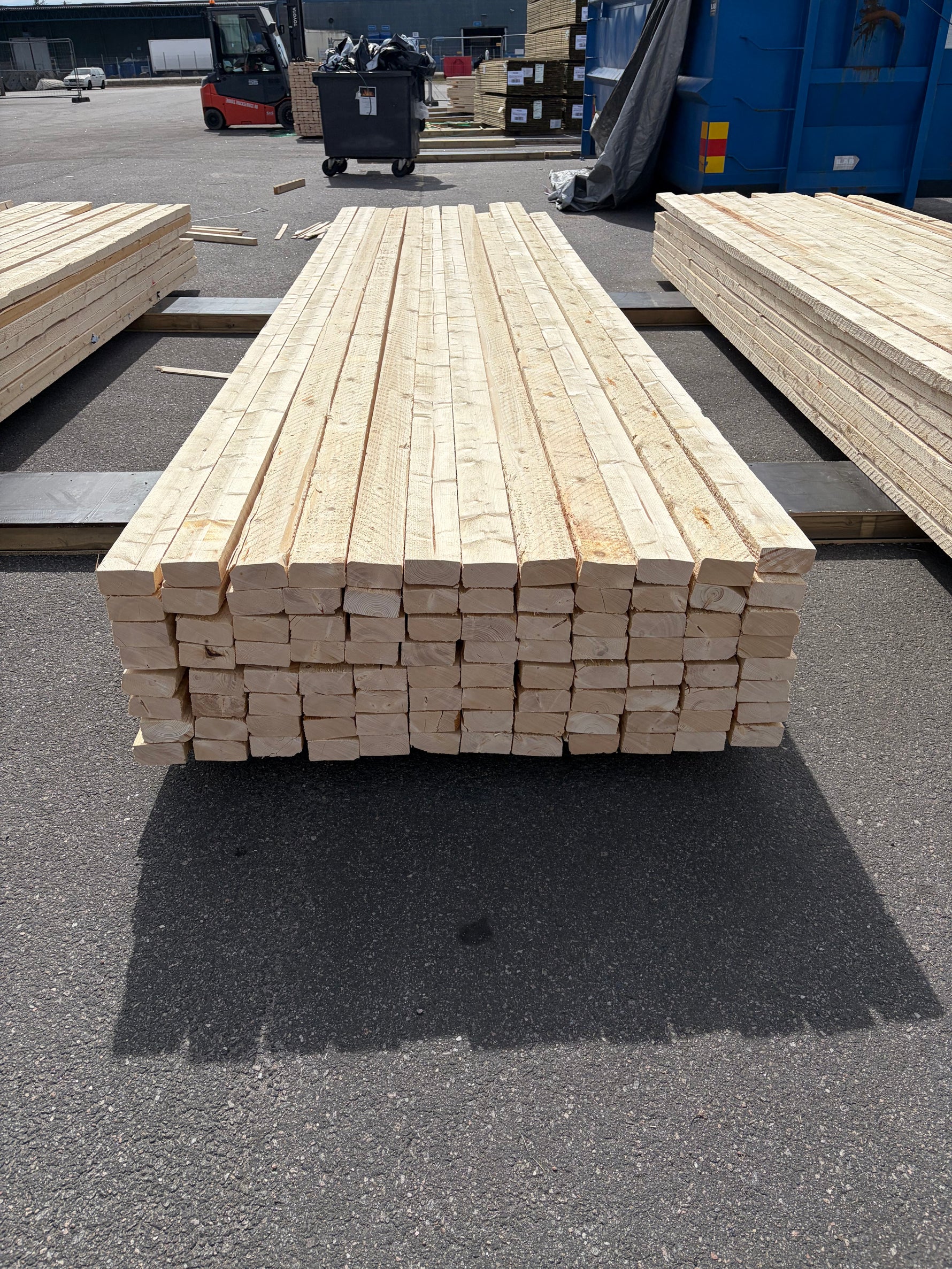 Paket Ohyvlade Reglar 45x90mm, 96st (4,2–4,8m)
