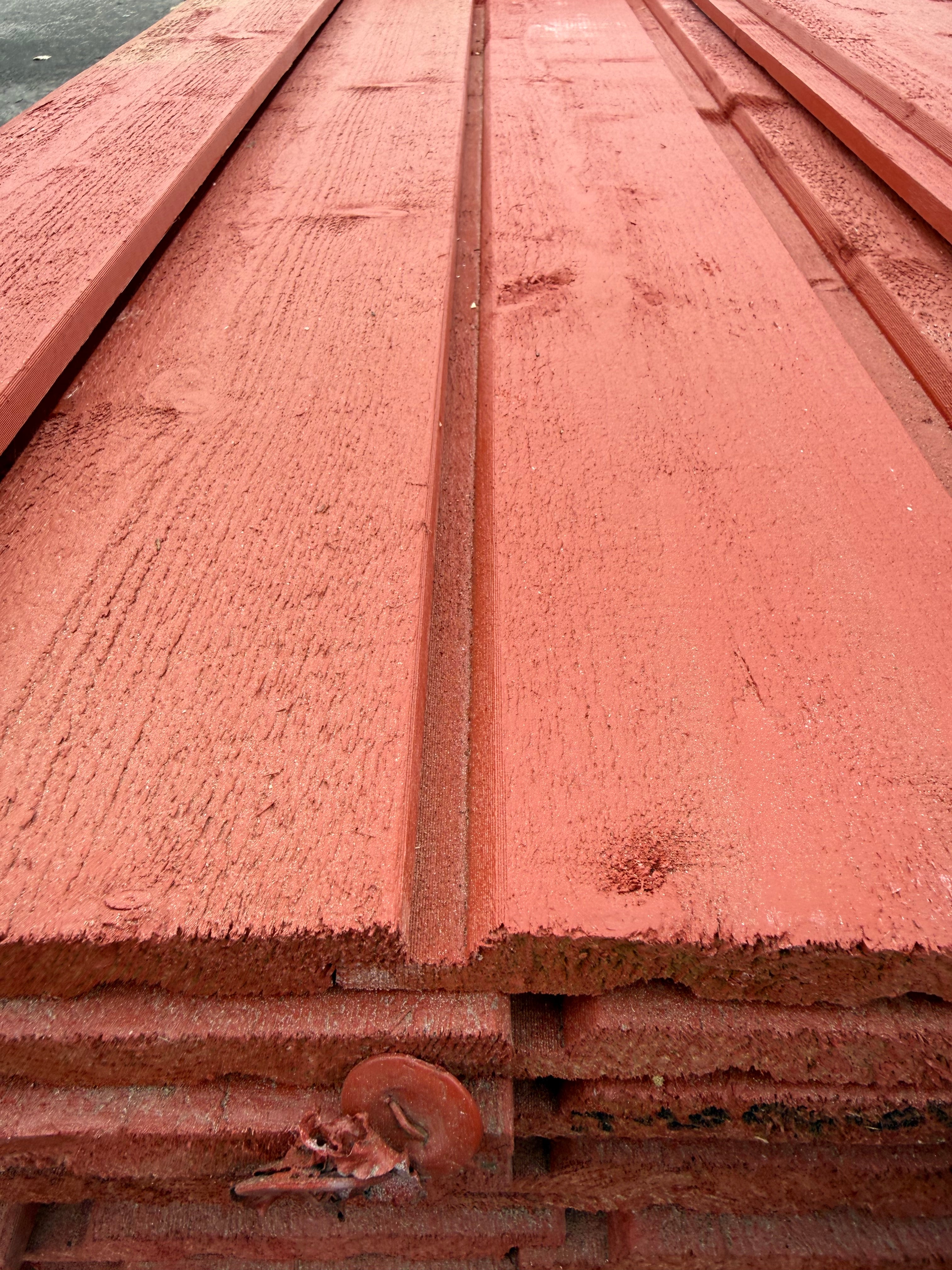 Paket Ytterpanel Falsad Enkelfas 21x147mm – 130 st (5,10 m, Brandröd)