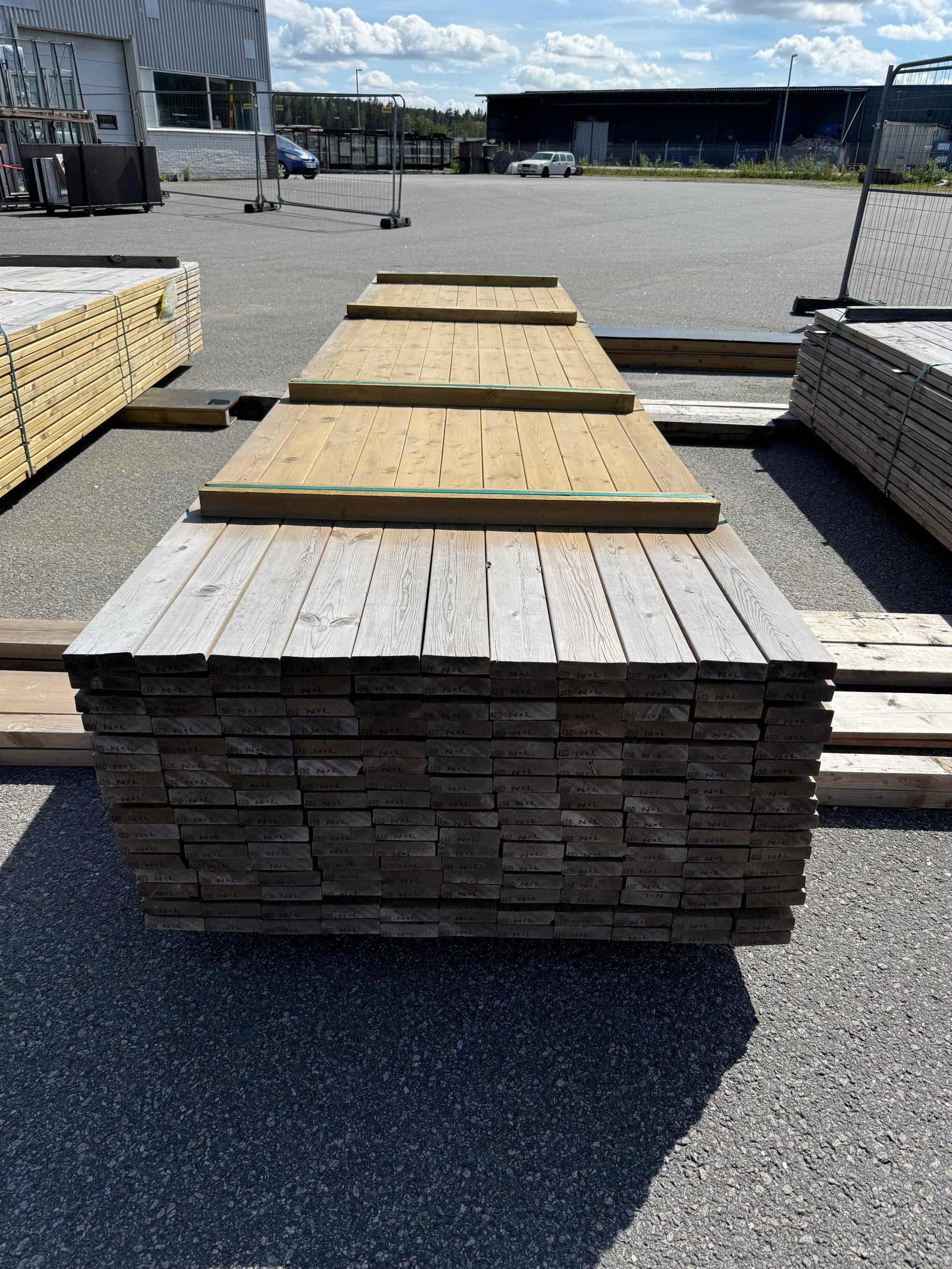 Paket Tryckimpregnerad Trall 28x95mm, 176st 4.80m