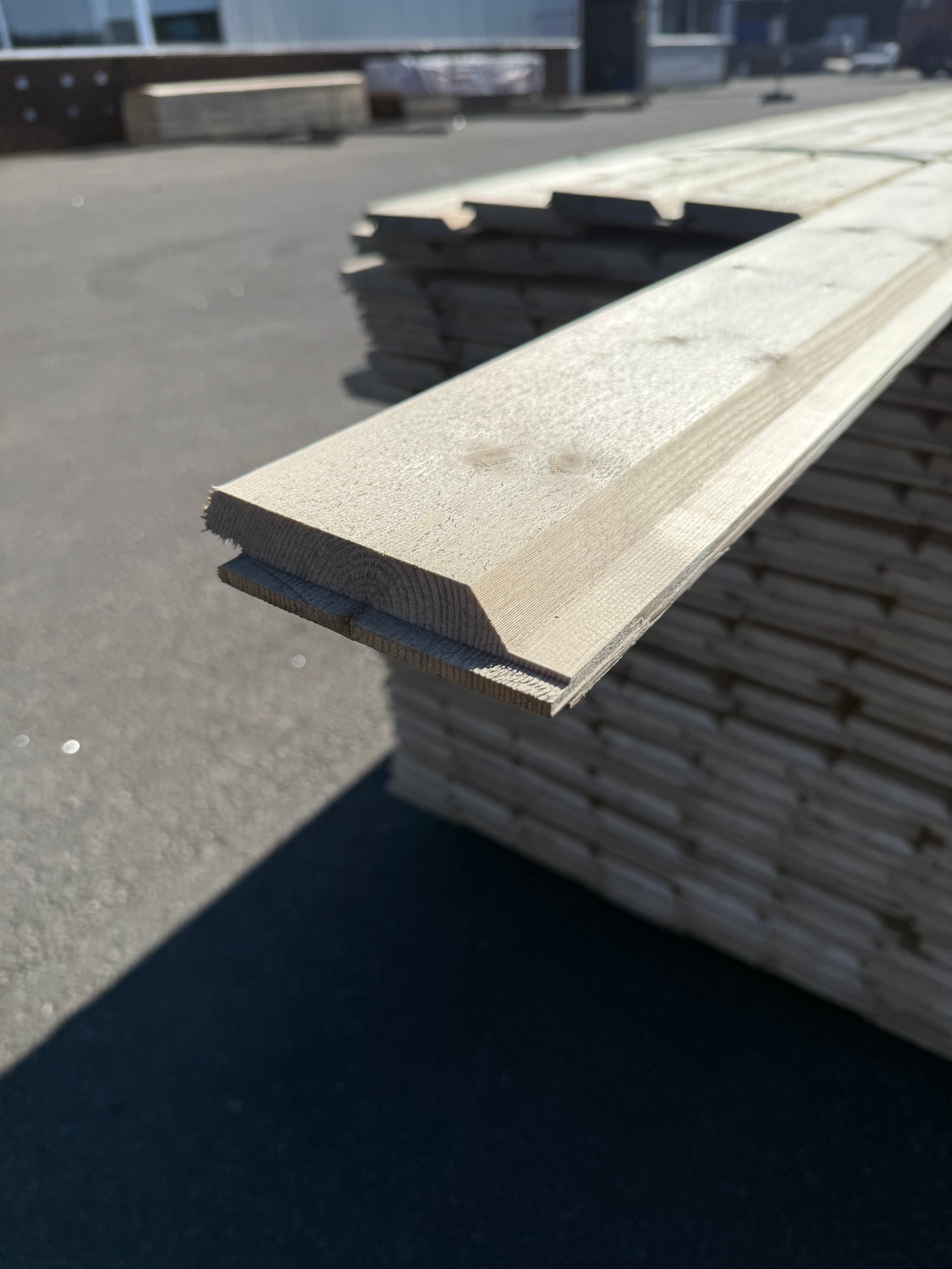 Paket Ytterpanel Enkelfas Fals 22x120mm – 260 st 5,40 m Obehandlad Gran - Spirec