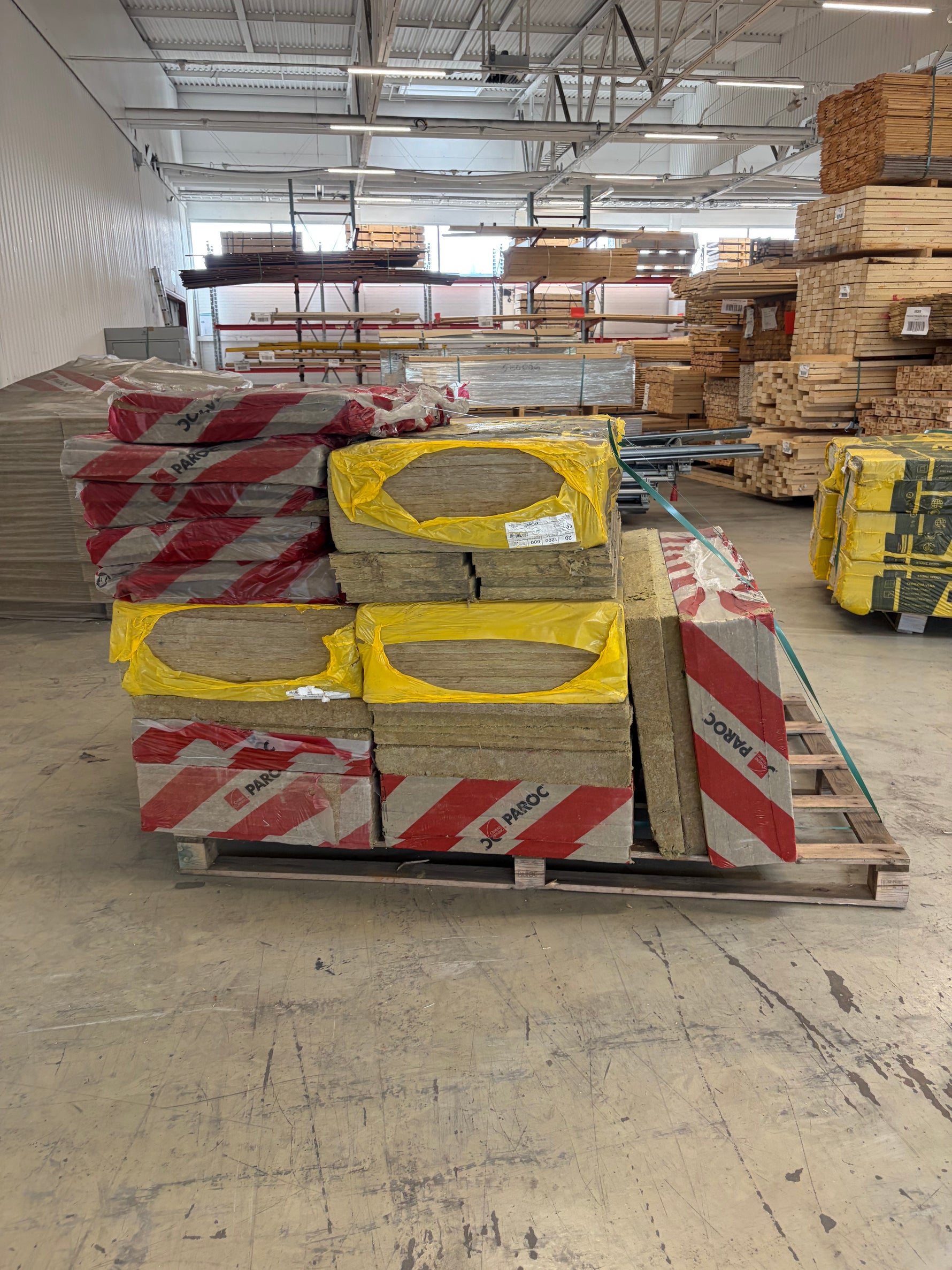 Pall Isolering – Blandade Sorter & Dimensioner