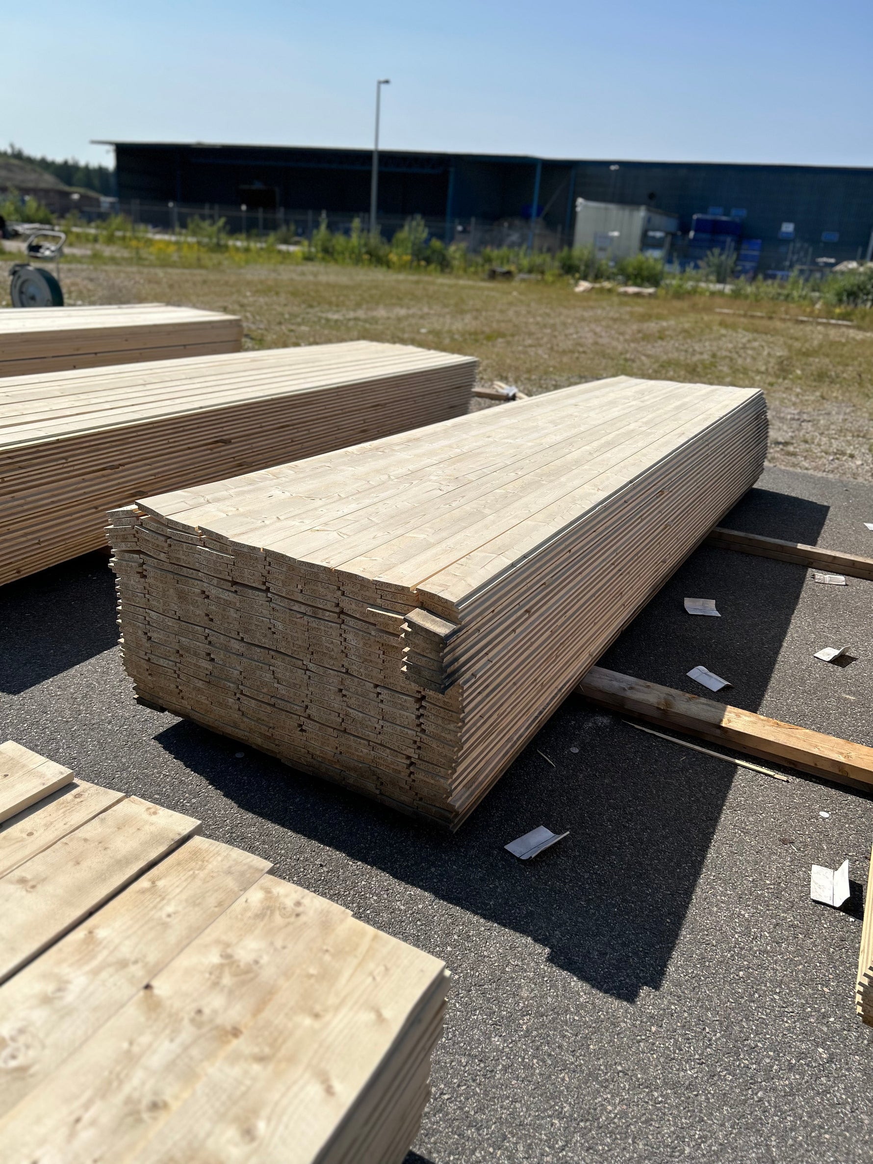 Paket Ytterpanel 22x120mm 4.80m 260st- Obehandlade