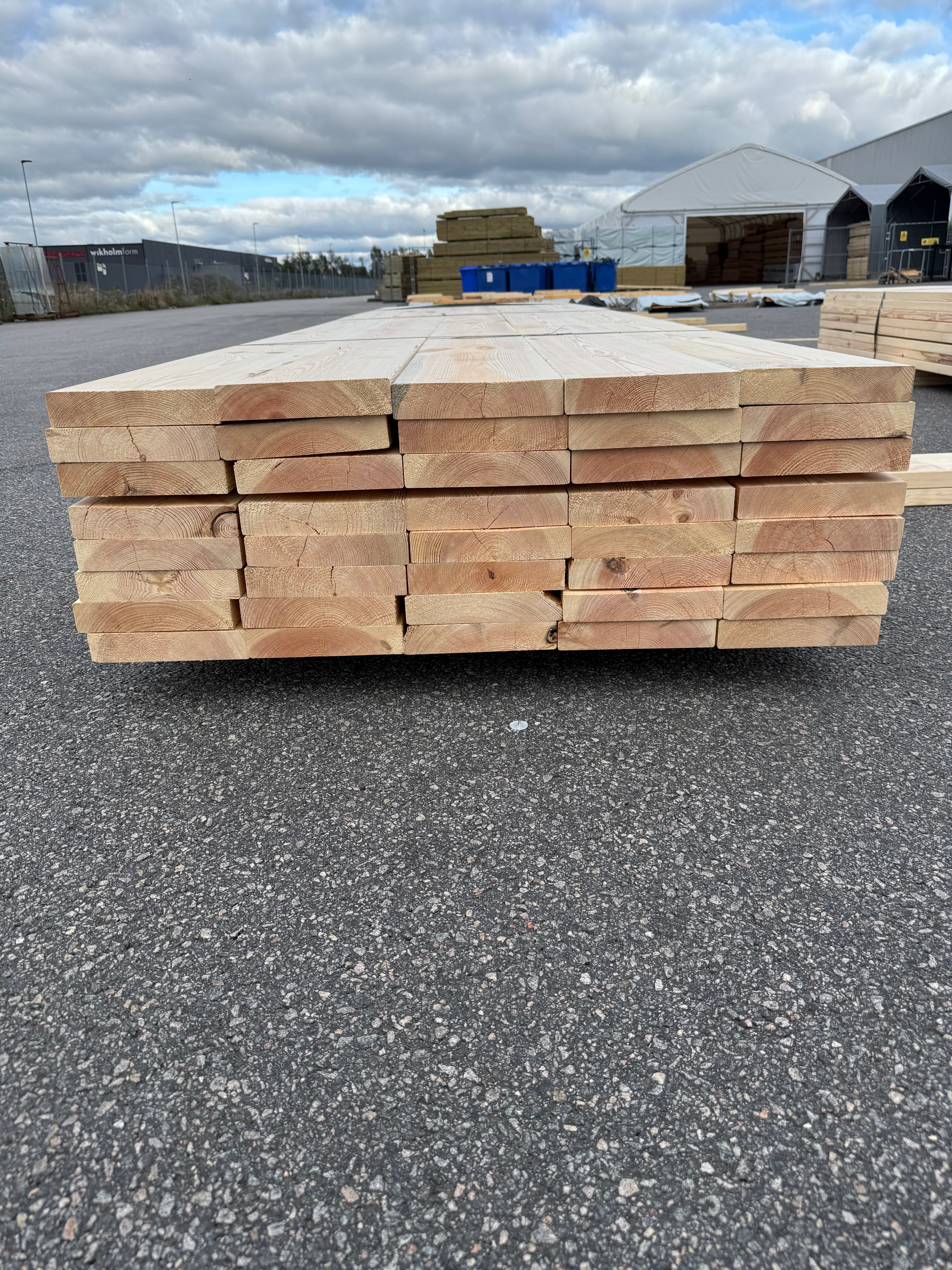 Paket Reglar 45x220mm – 40 st (4,80 m, furu)