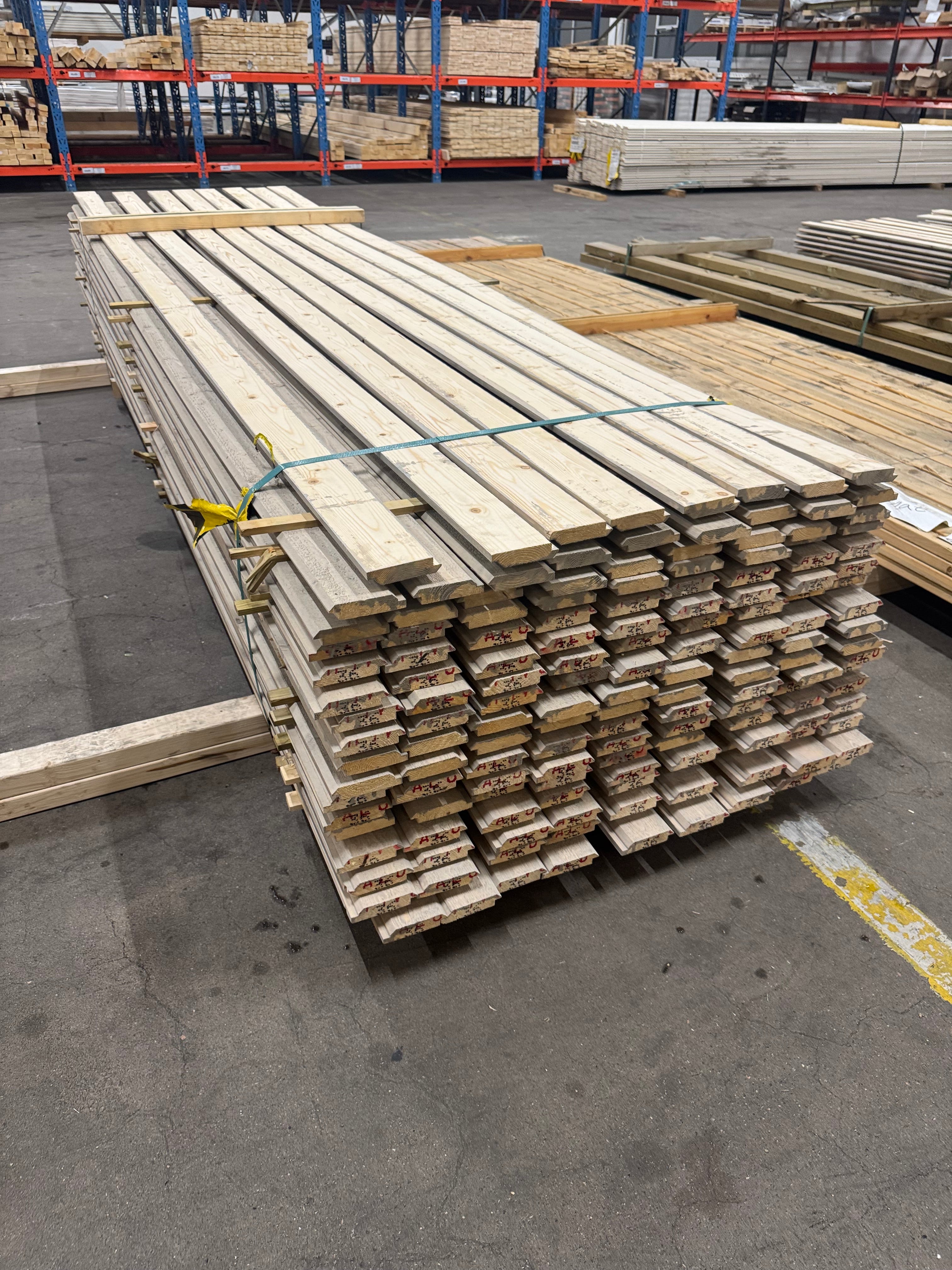 Paket Ytterpanel Dubbelfas 22x95mm – 152 st (3,60 m)