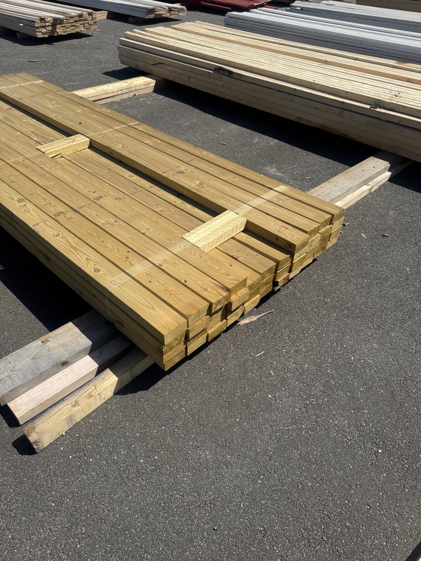 Paket Tryckimpregnerade Reglar 45x95 mm, 41 st 3,00 m