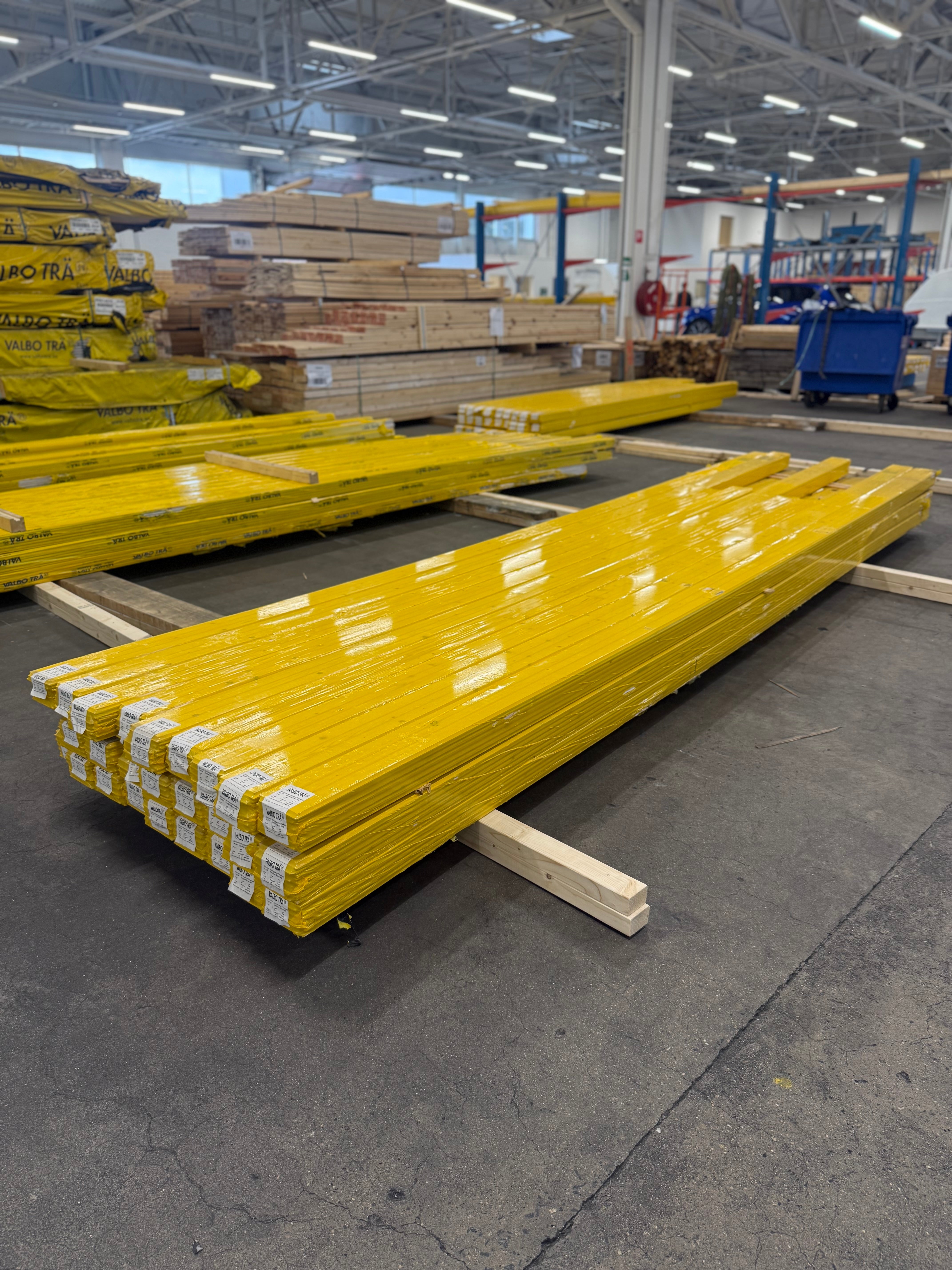 Paket Innerpanel Springpanel Finsågad 14x120mm 162st Vit
