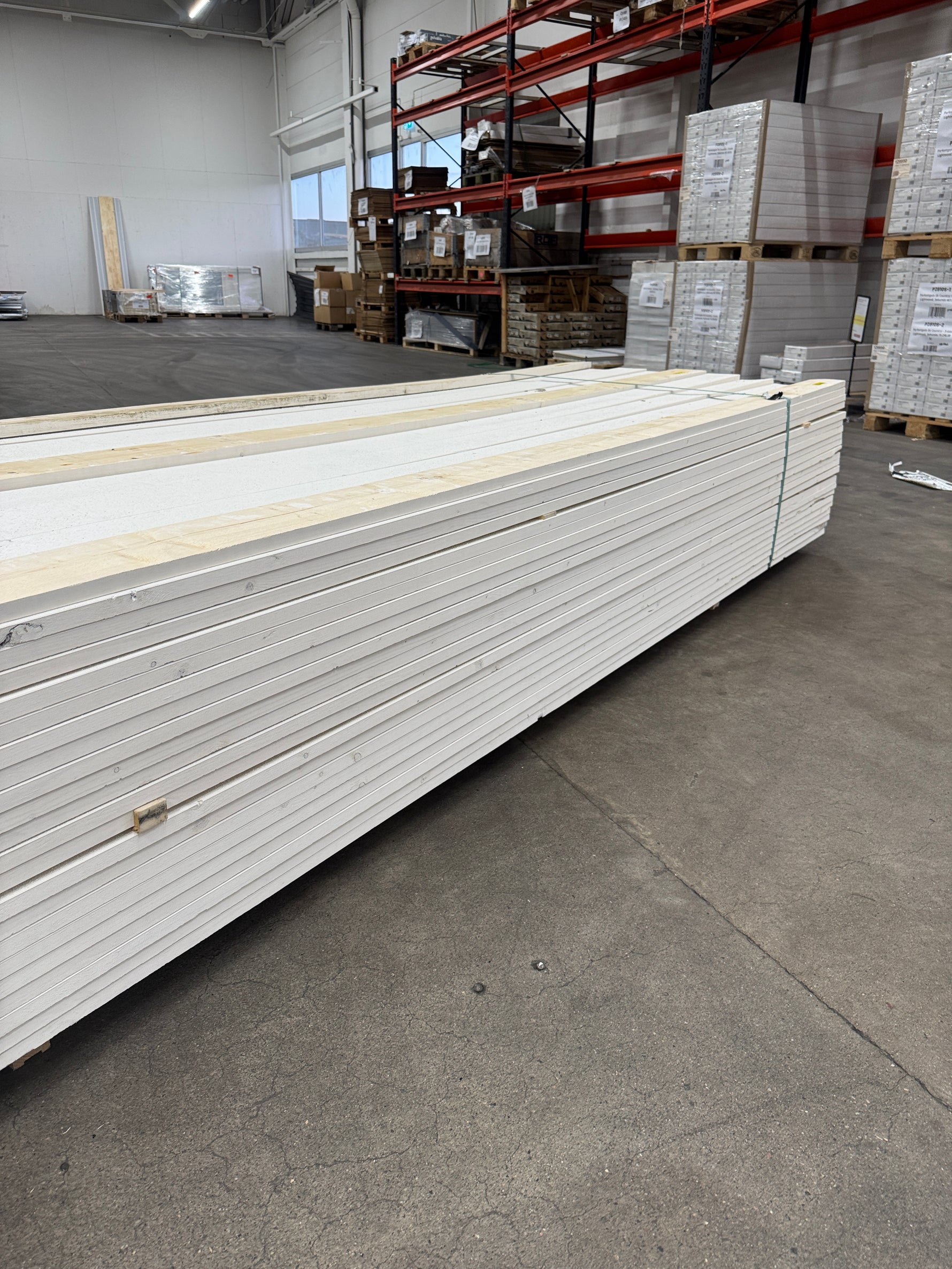 Paket Finsågad Panel 22x120mm 3,60m – 192 st Vit