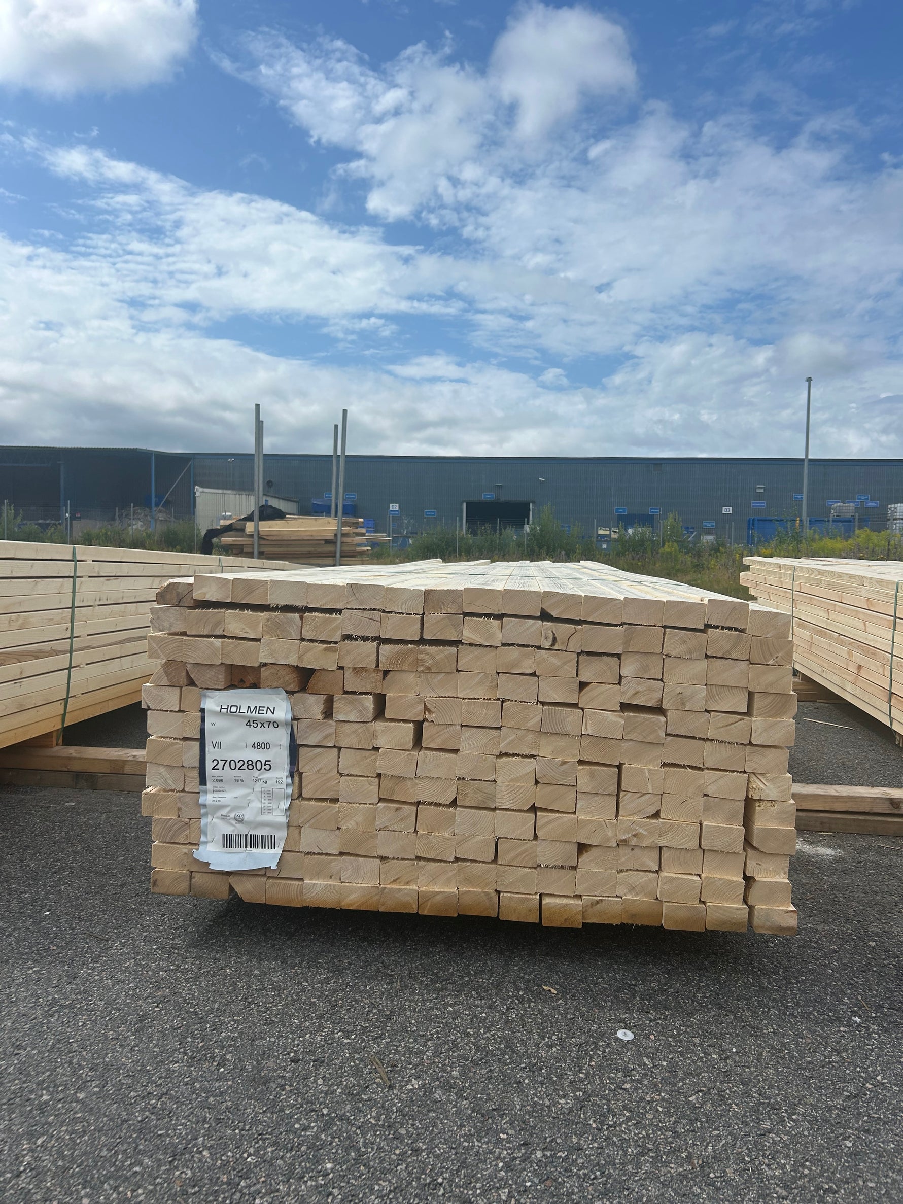 Paket Reglar 45x70mm 2,70-4,80m 192st