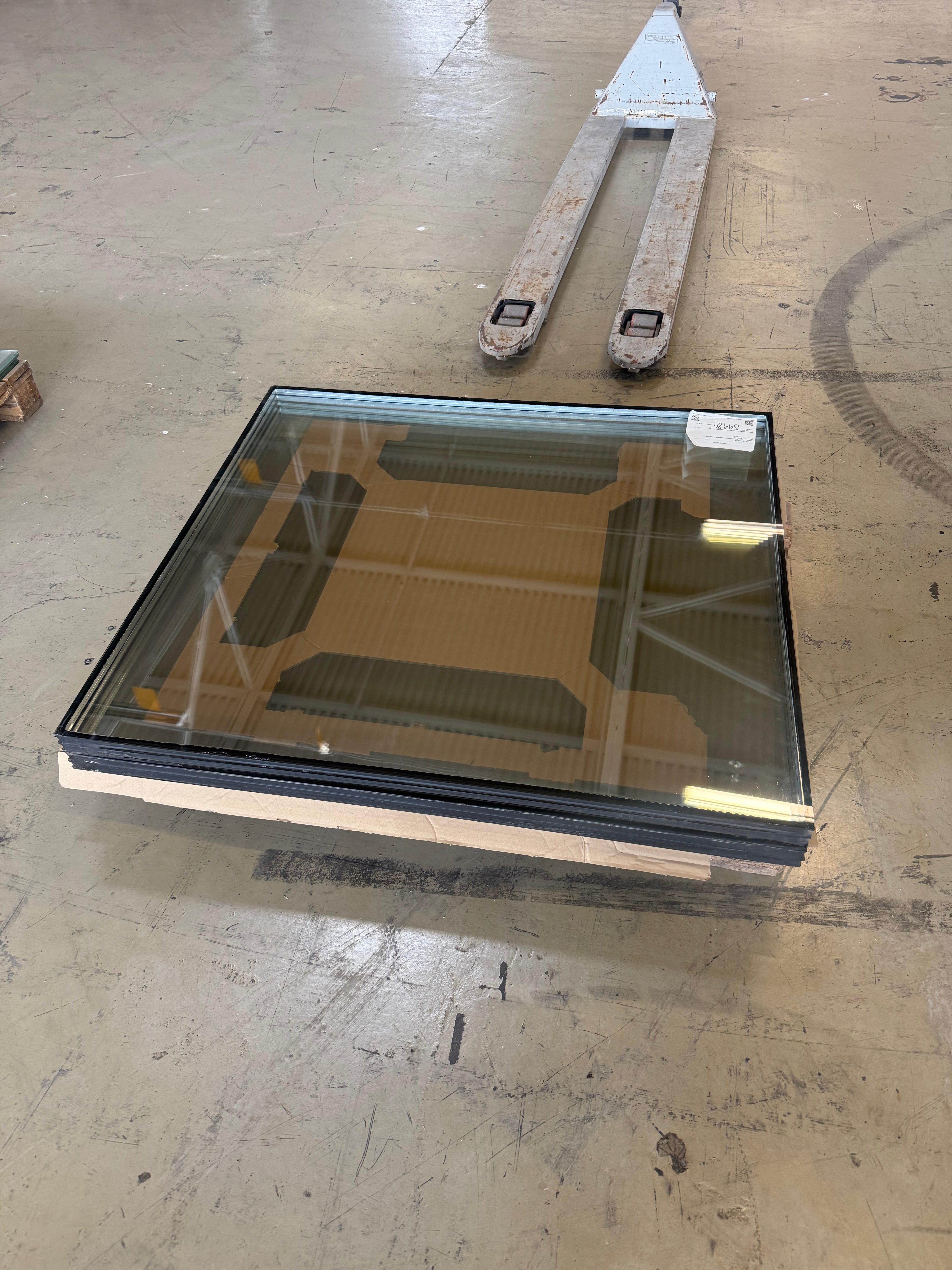 2 st Glaskassetter 103x113 cm