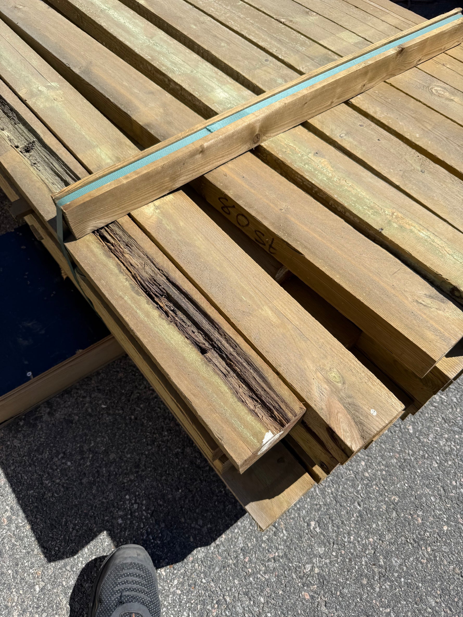 Paket Tryckimpregnerade Reglar 50x100mm, 50st 3,90–4,20m