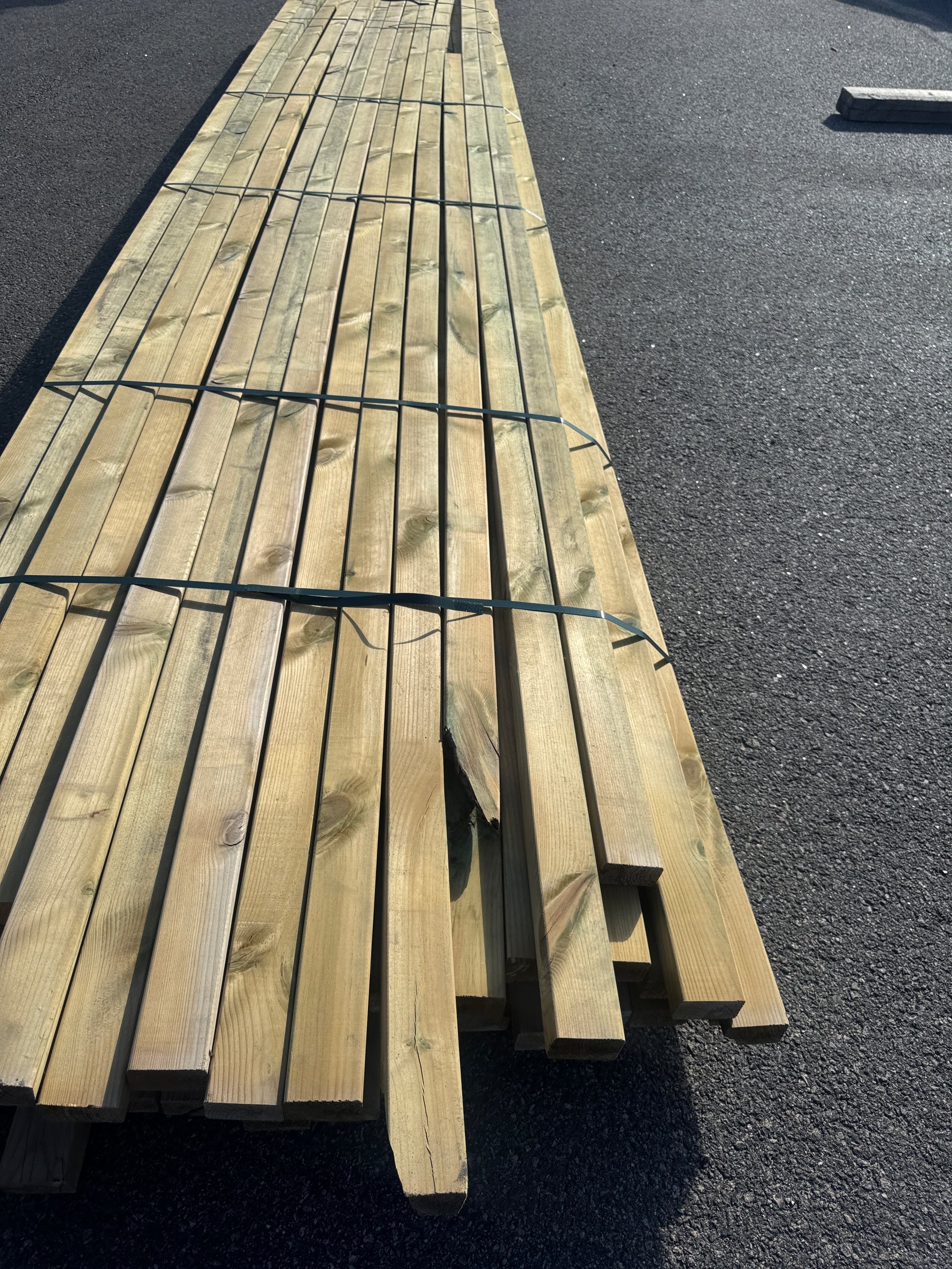 Paket Tryckimpregnerade Reglar 45x70mm – 56st, 5,40m (Utsorterade)