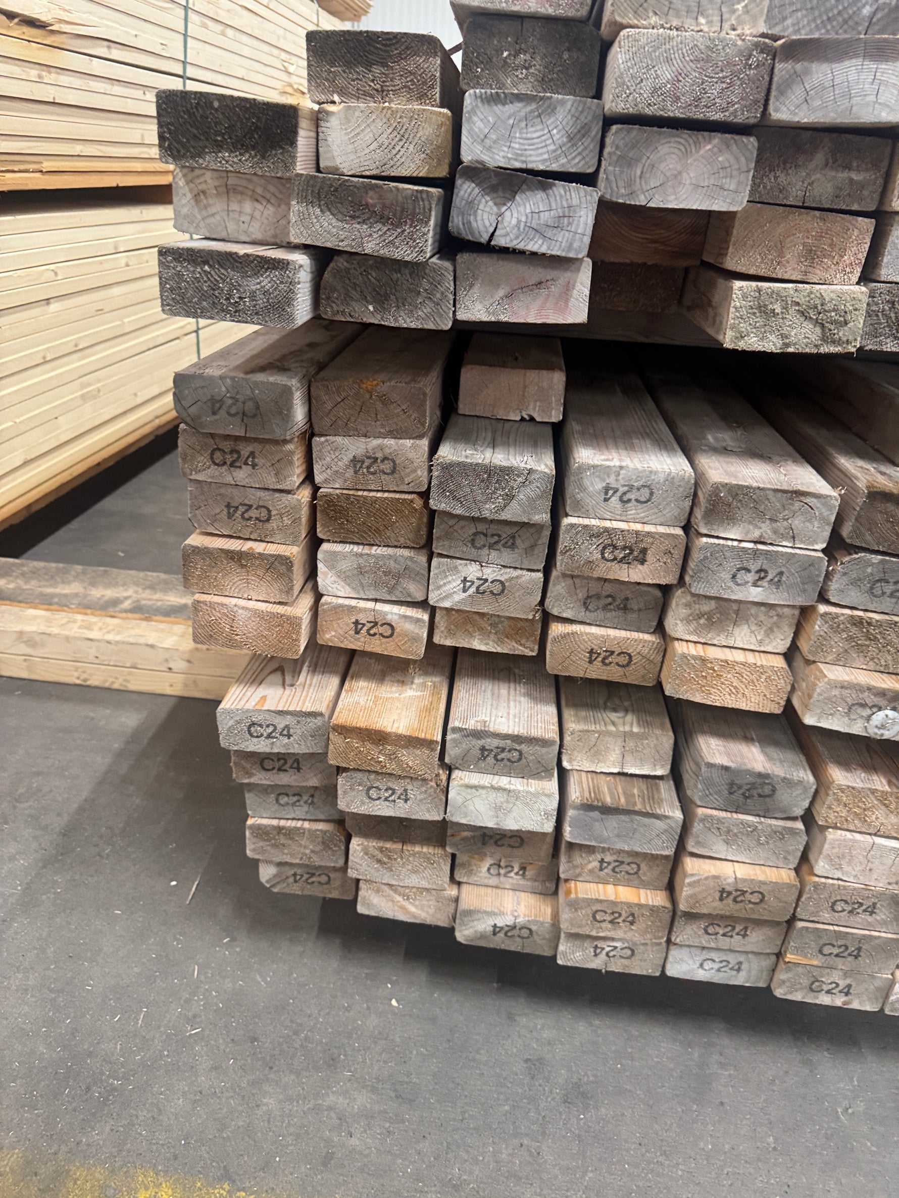 Paket Begagnade Reglar 45x95mm 3,00–3,60m – 118 st