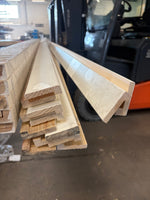 Parti Klackfoder Vitmålad 21x56mm- 4,4m - 28 st