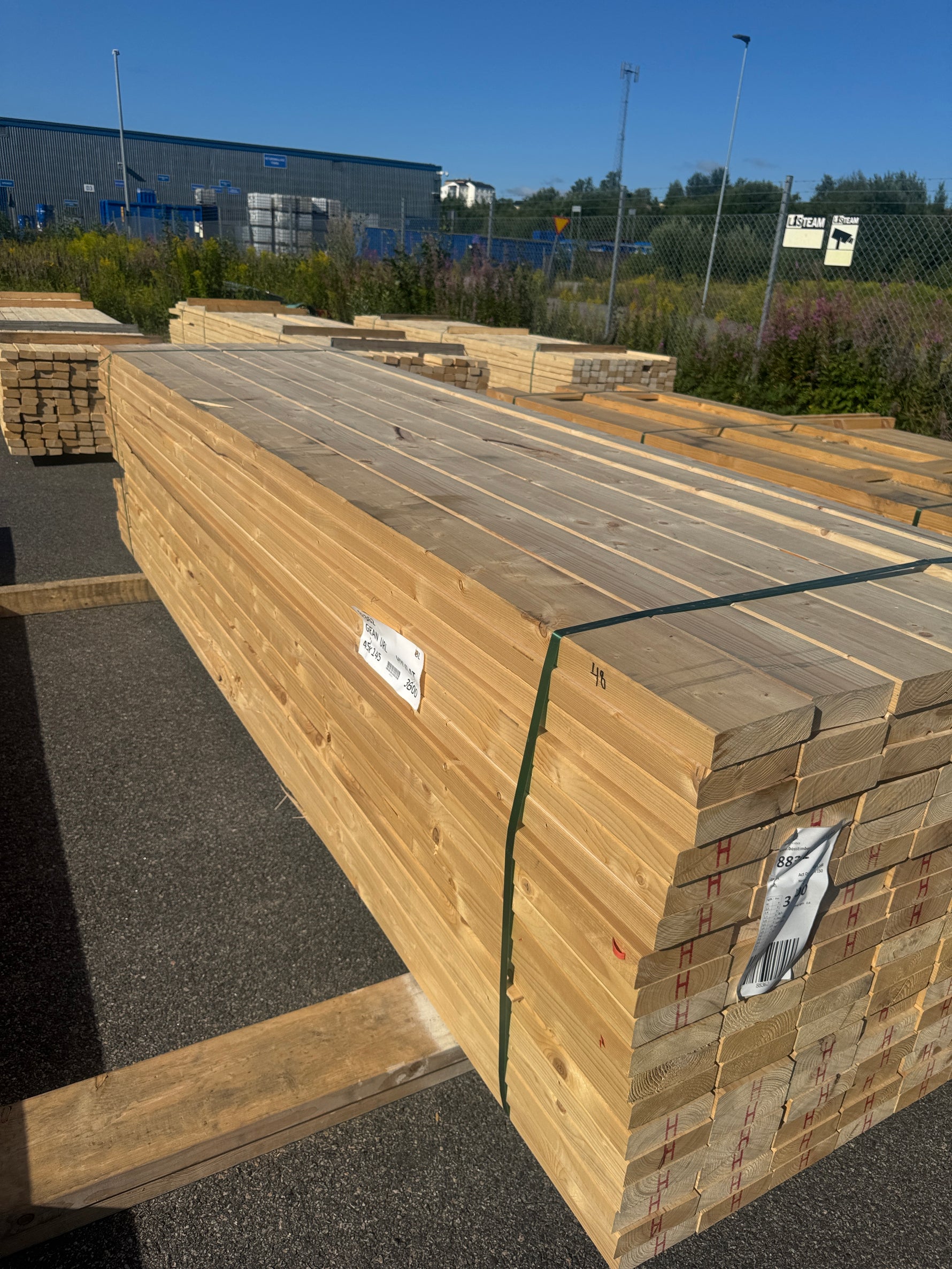 Paket Reglar 45x145mm 3,30-3,60m 126st