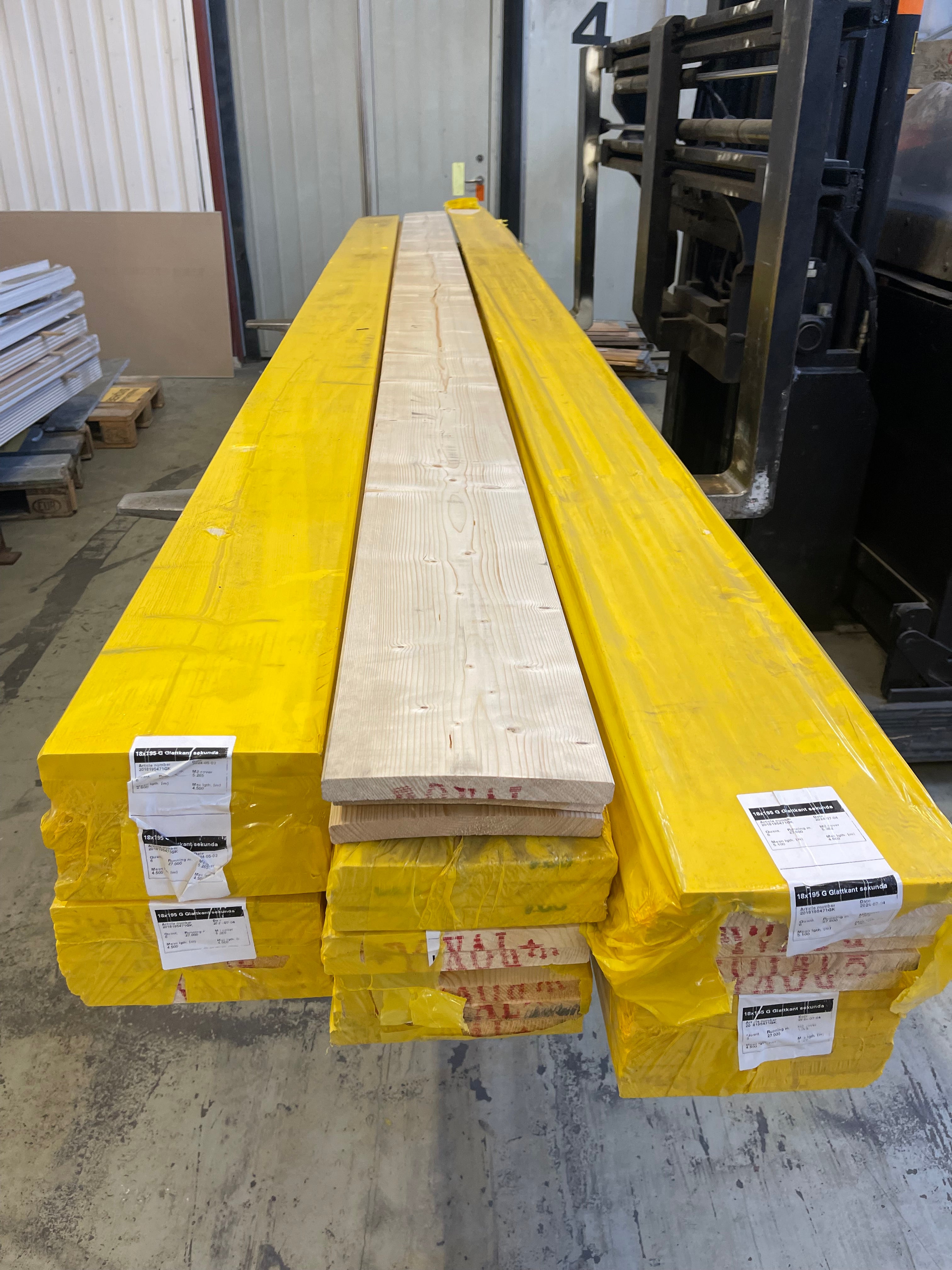 Paket Glattkant Sekunda 18x195mm