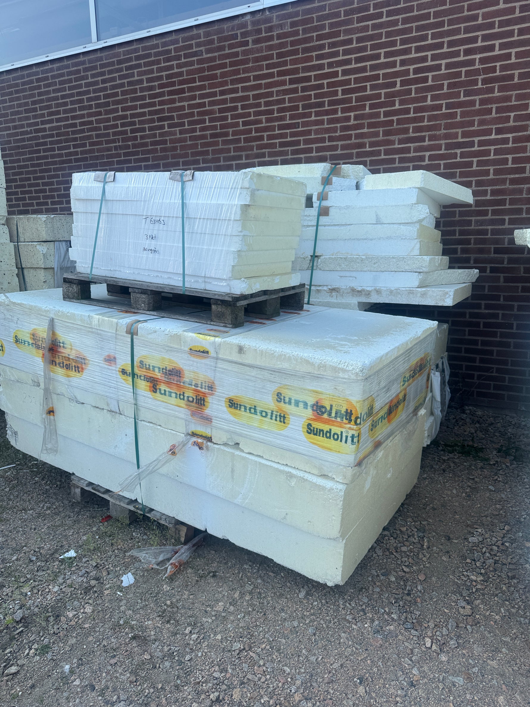 Stort blandparti Cellplast – Blandade mått och tjocklekar