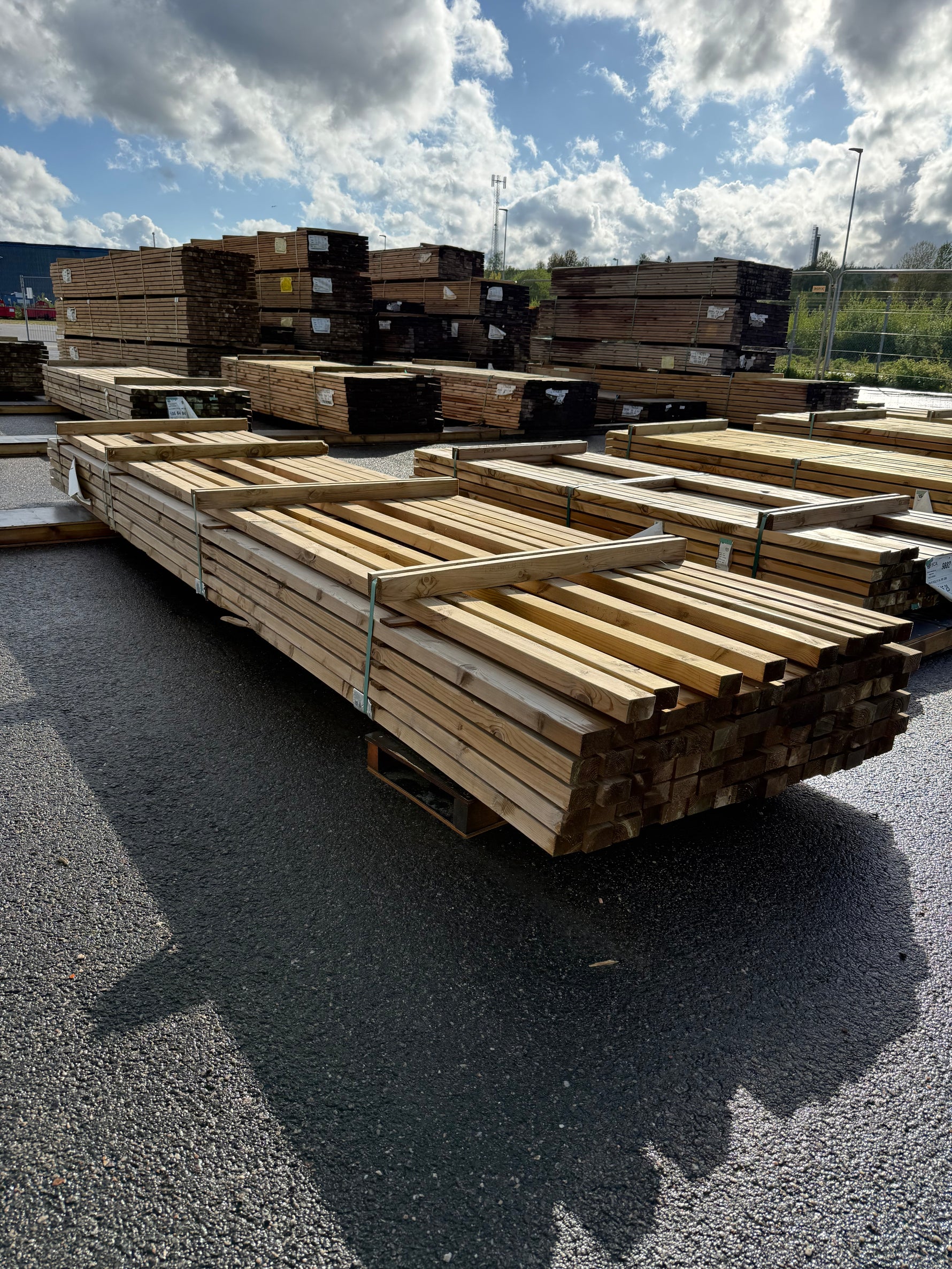 Paket Tryckimpregnerade Reglar 45x70mm, 84st 4.50m (C14)