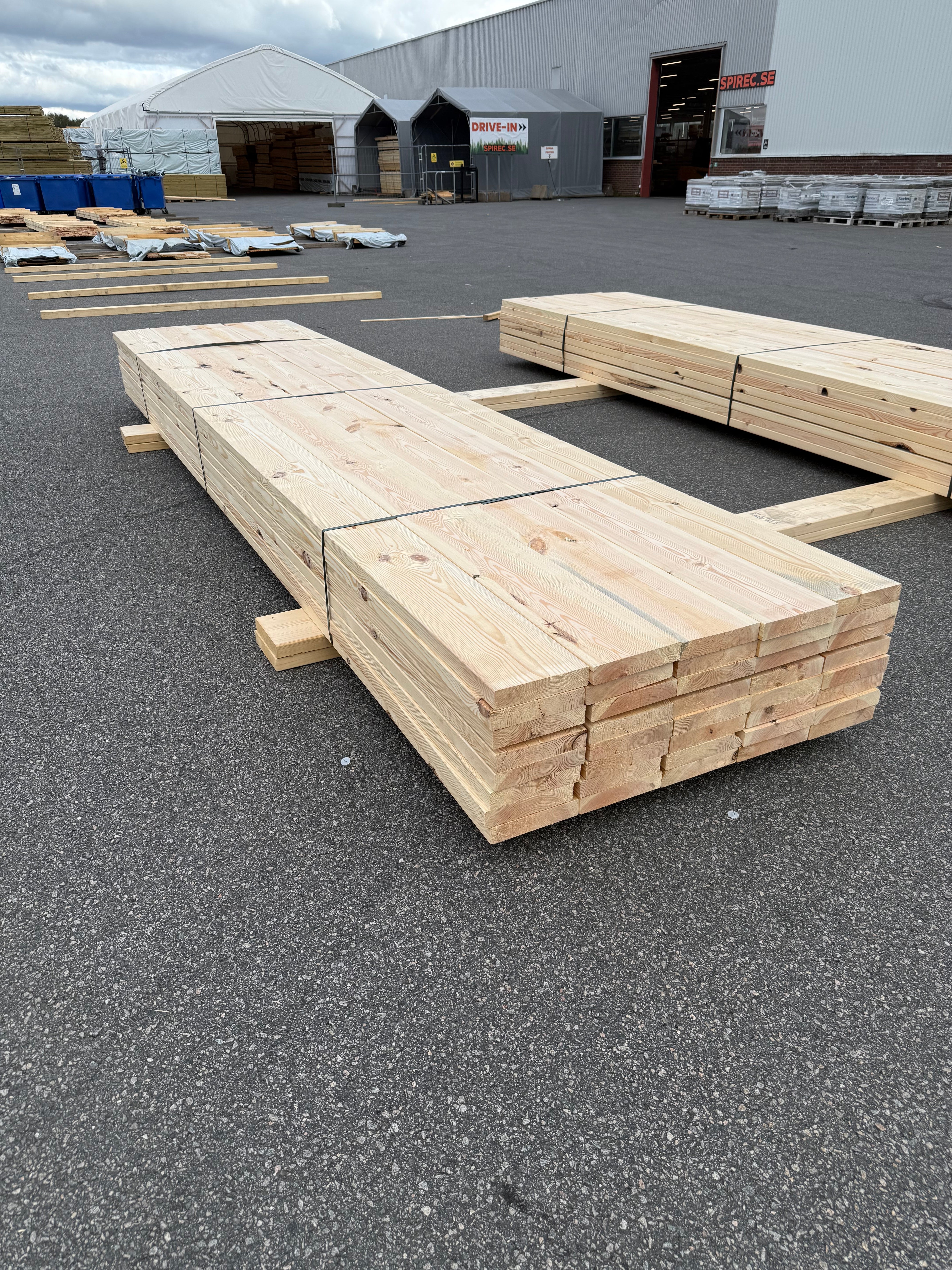 Paket Reglar 45x220mm – 40 st (4,80 m, furu)