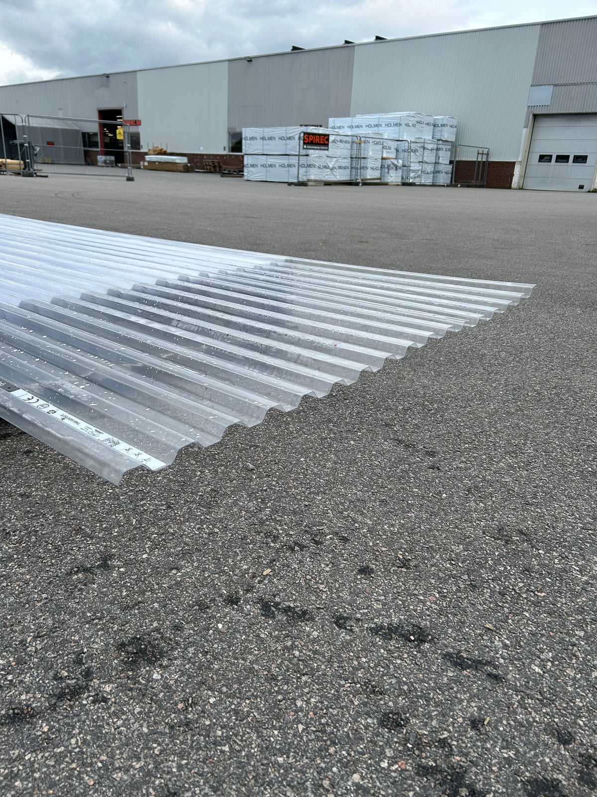 Plasttak GOP Suntuf klar- 0,8mm Trapetsprofil
