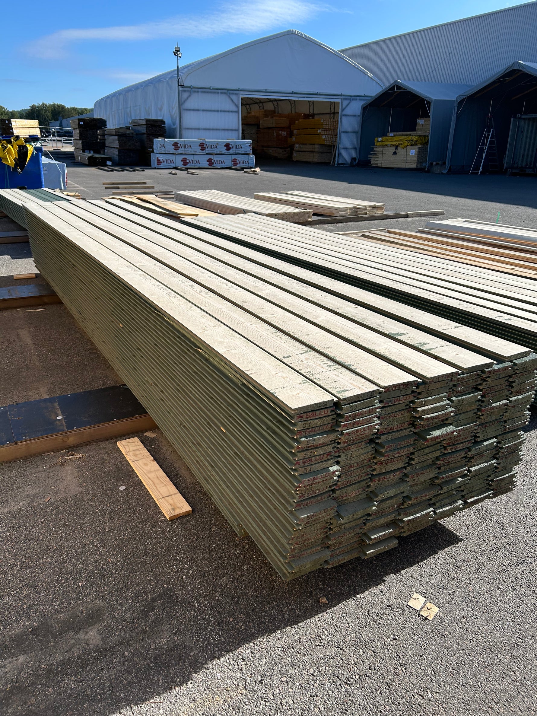 Paket Spontad Spårpanel 22x145mm (4,80–5,10m) 195st Gran