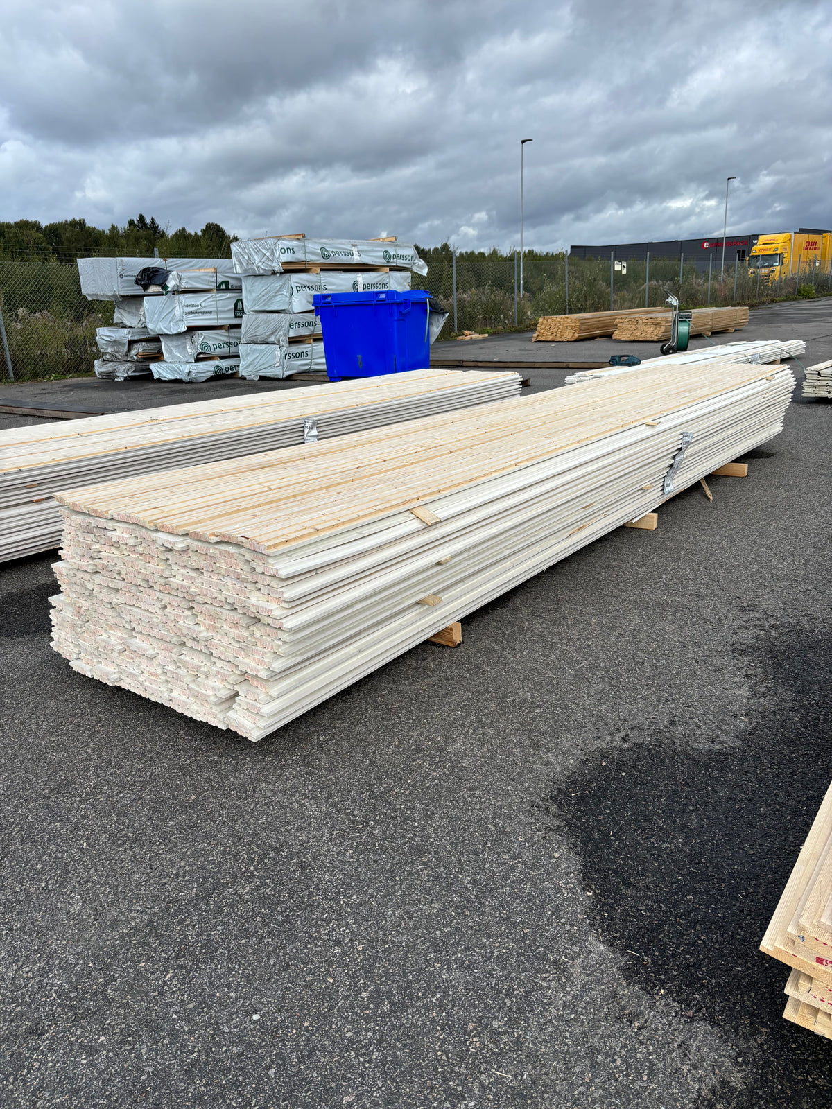 Paket Uppsalapanel 21x115mm 4.80m 198st Grundmålad