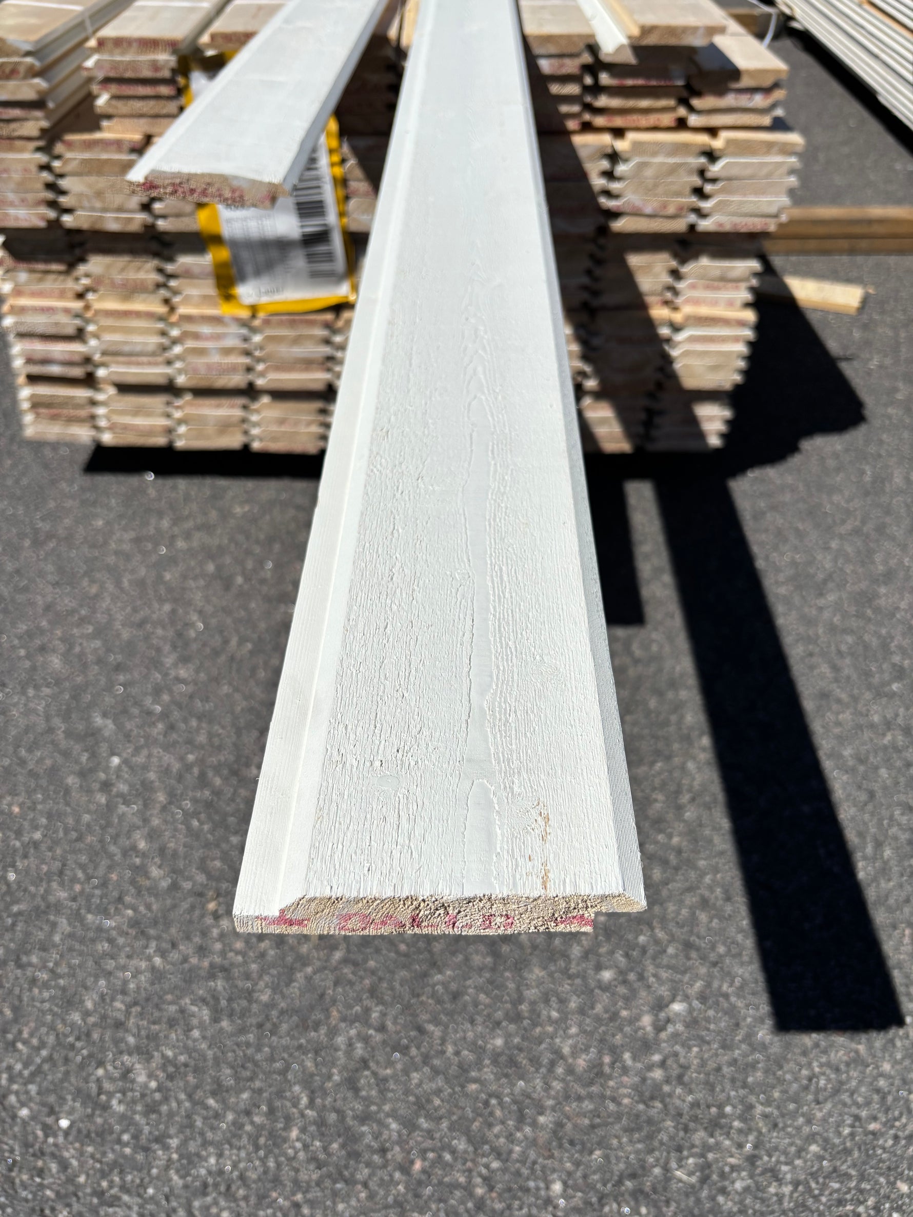 Paket Ytterpanel Dubbelfas 22x120mm, 220st 4.50m Grundmålad