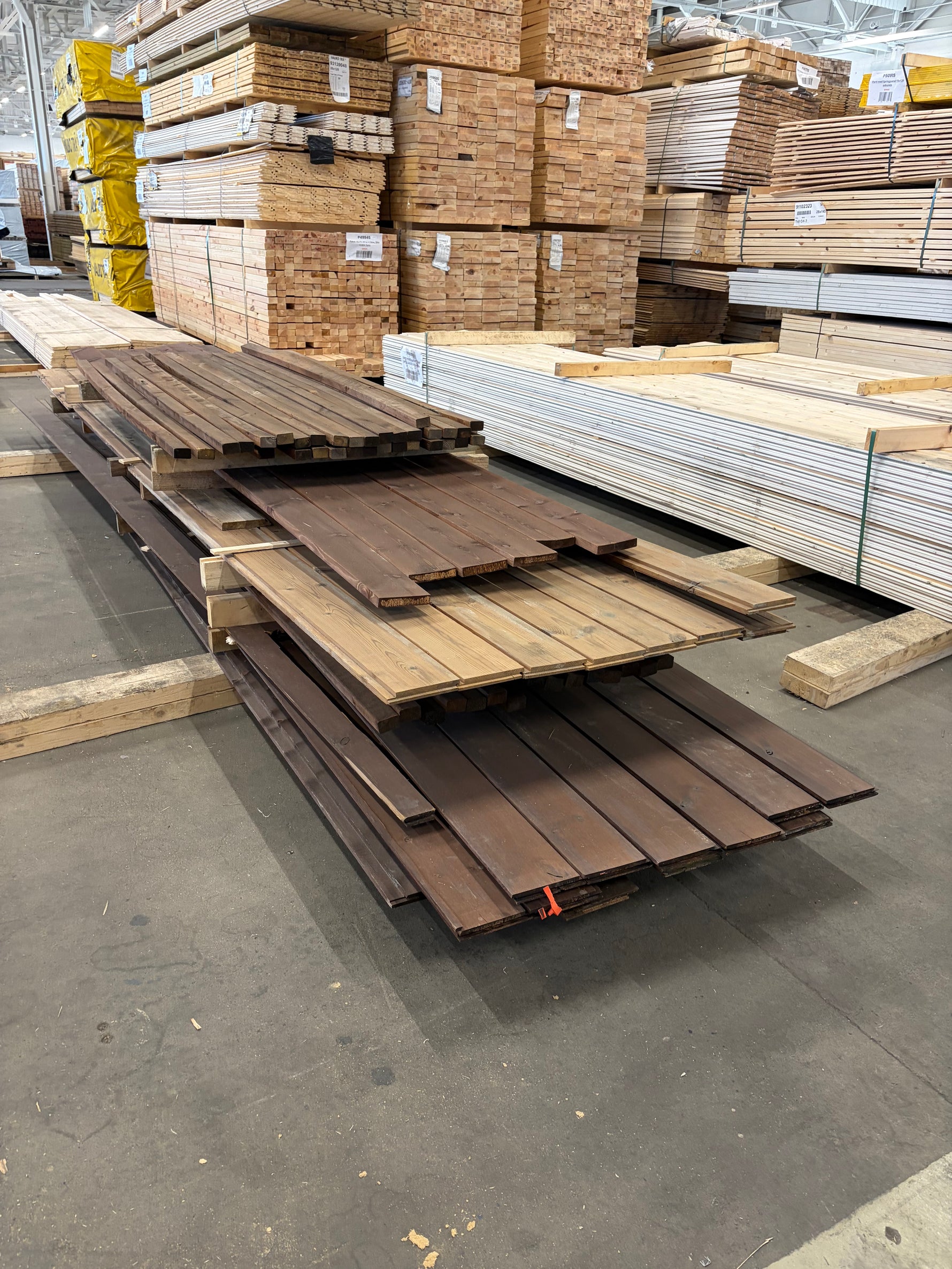 Parti Thermowood – 75 st (blandade dimensioner och längder)