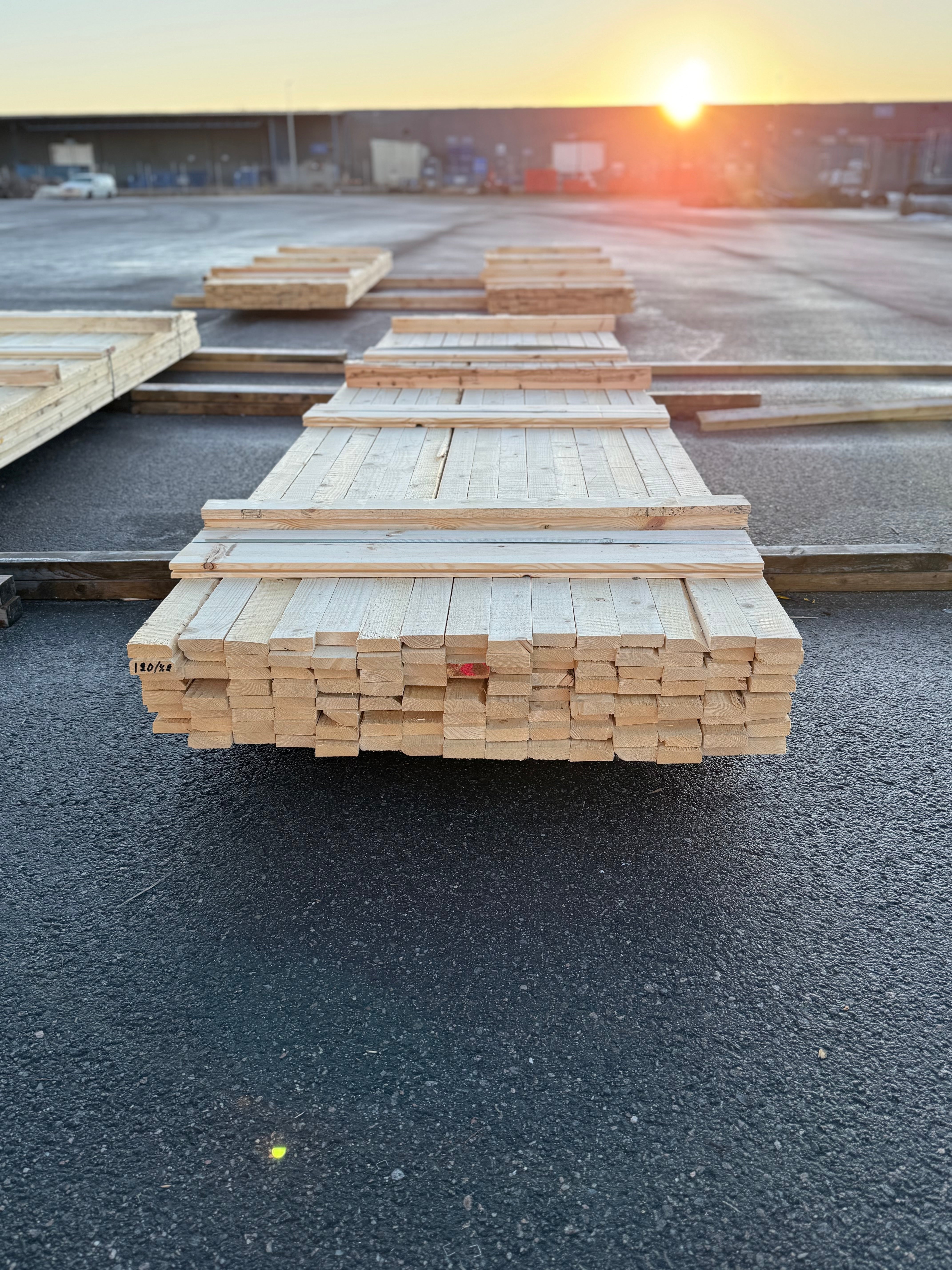 Paket Brädor 19x63mm – 120 st (4,20 m, gran, ohyvlad/råsågad)